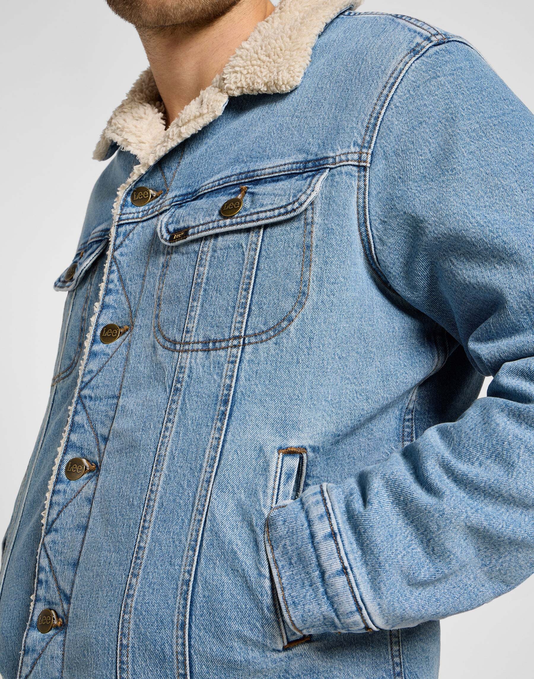 Lee® Jeansjacke »LEE Jeansjacke Sherpa Jacket«