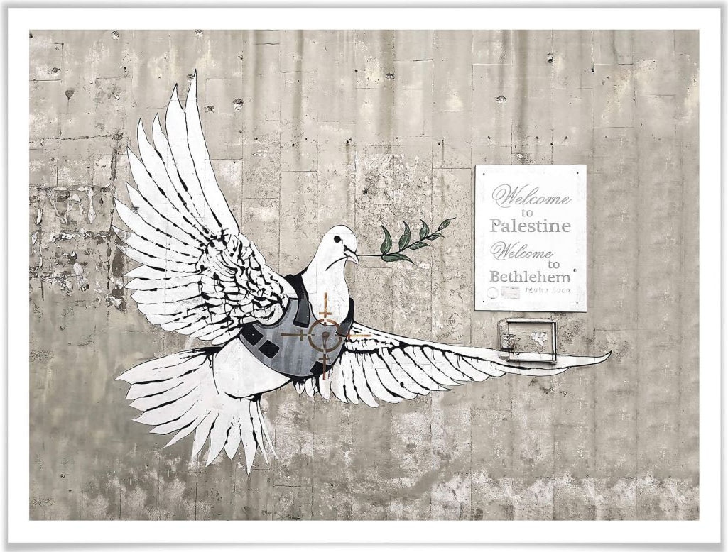 | »Graffiti Bild, Friedenstaube«, (1 Wall-Art Wandbild, Wandposter Vögel, bestellen St.), Poster Die Bilder Jelmoli-Versand Poster, online