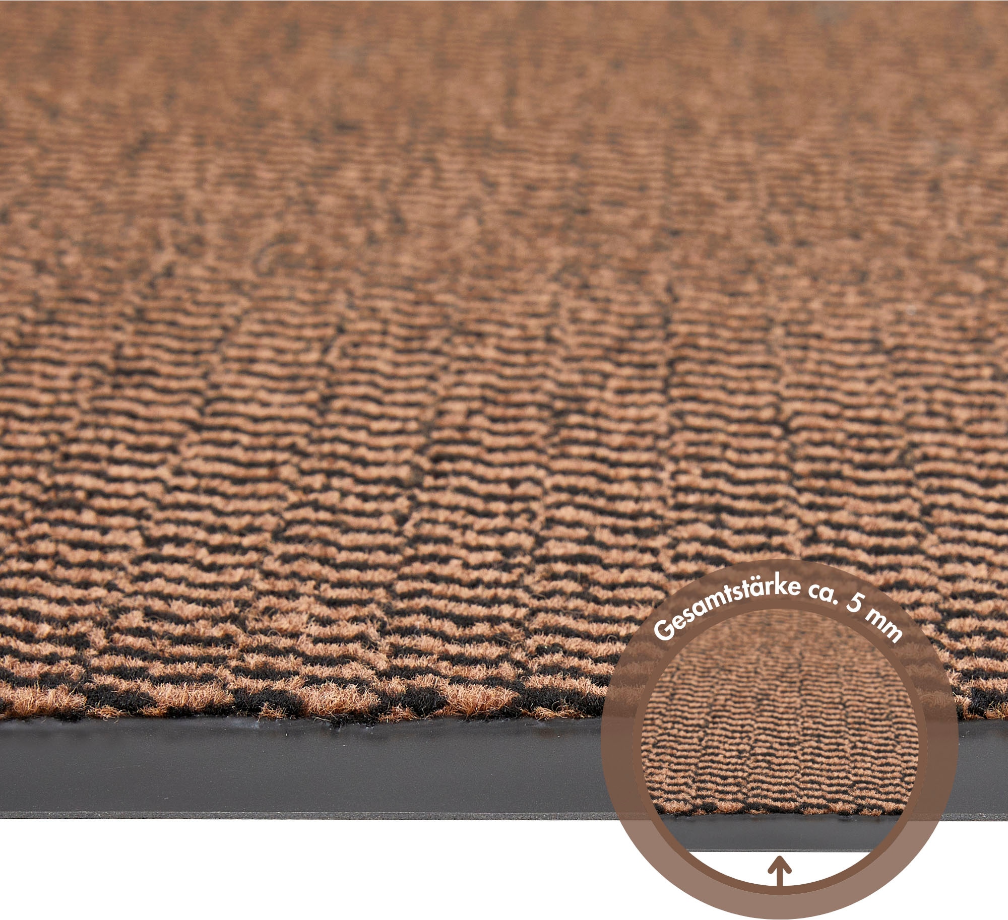 Andiamo Fussmatte »Easy, Made in Netherlands«, rechteckig, 5 mm Höhe, Schmutzfangmatte, rutschhemmend, Innen- und überdachten Aussenbereich