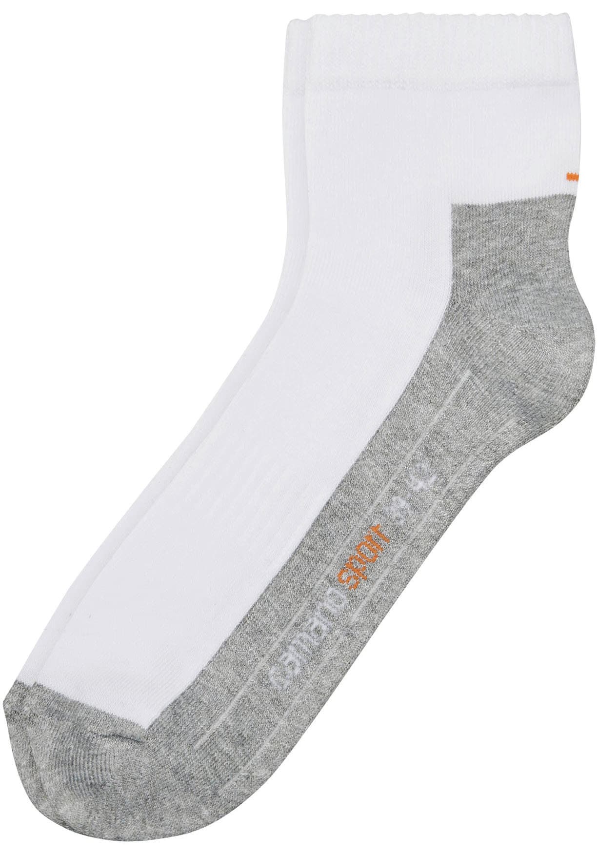 Camano Sportsocken »function«, (4 Paar), mit entlastender Halbplüschsohle