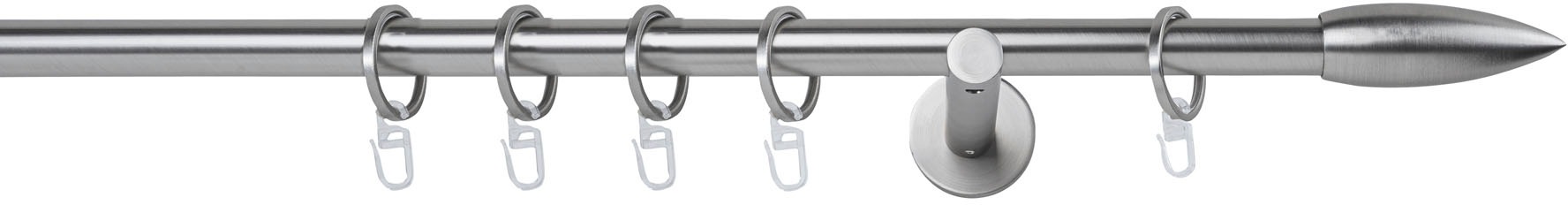 mydeco Gardinenstange »20mm Cardo Wandträger 12 cm«, 1 läufig-läufig, Fixmass