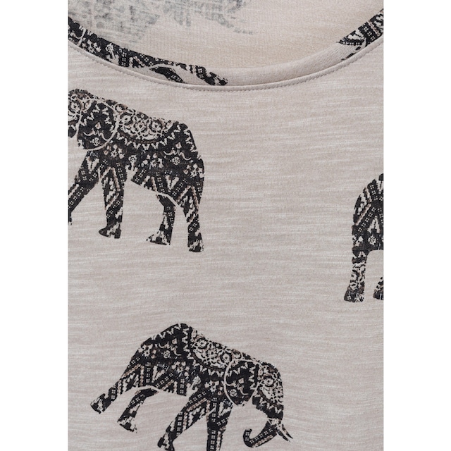 LASCANA Kurzarmshirt, mit Elefanten-Motiv online kaufen bei Jelmoli-Versand  Schweiz