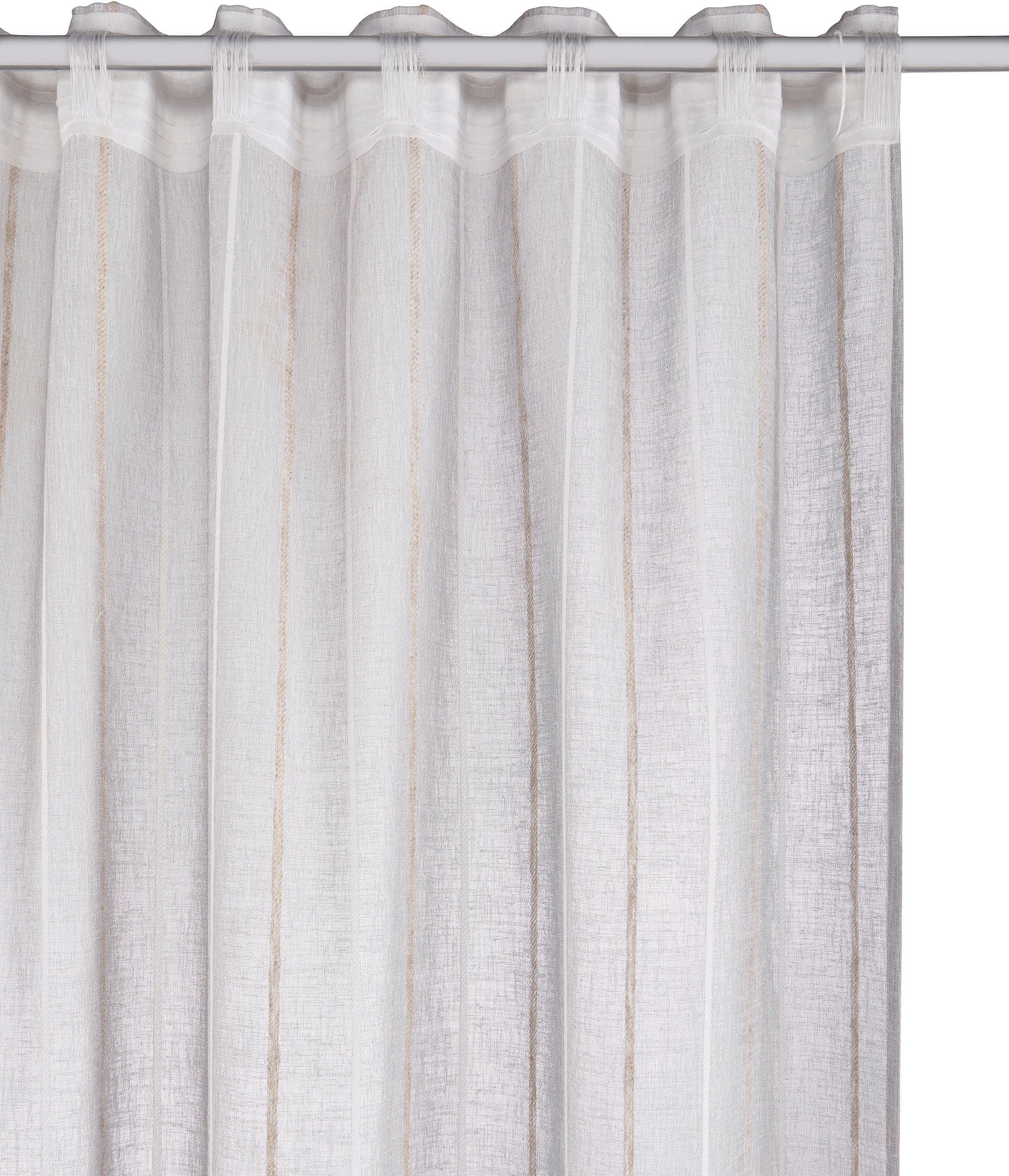 s.Oliver Gardine »Ameera«, (1 St.), mit Leinen, halbtransparent, Schal, Wohnzimmer, Schlafzimmer, Vorhang