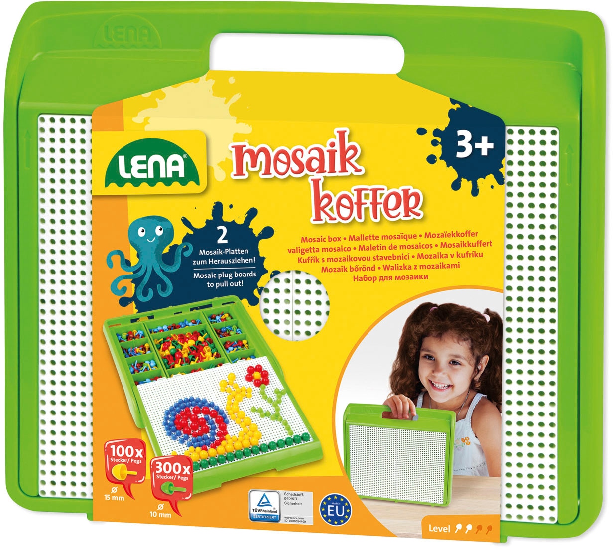 Lena® Kreativset »Mosaik-Koffer color«, Made in Europe