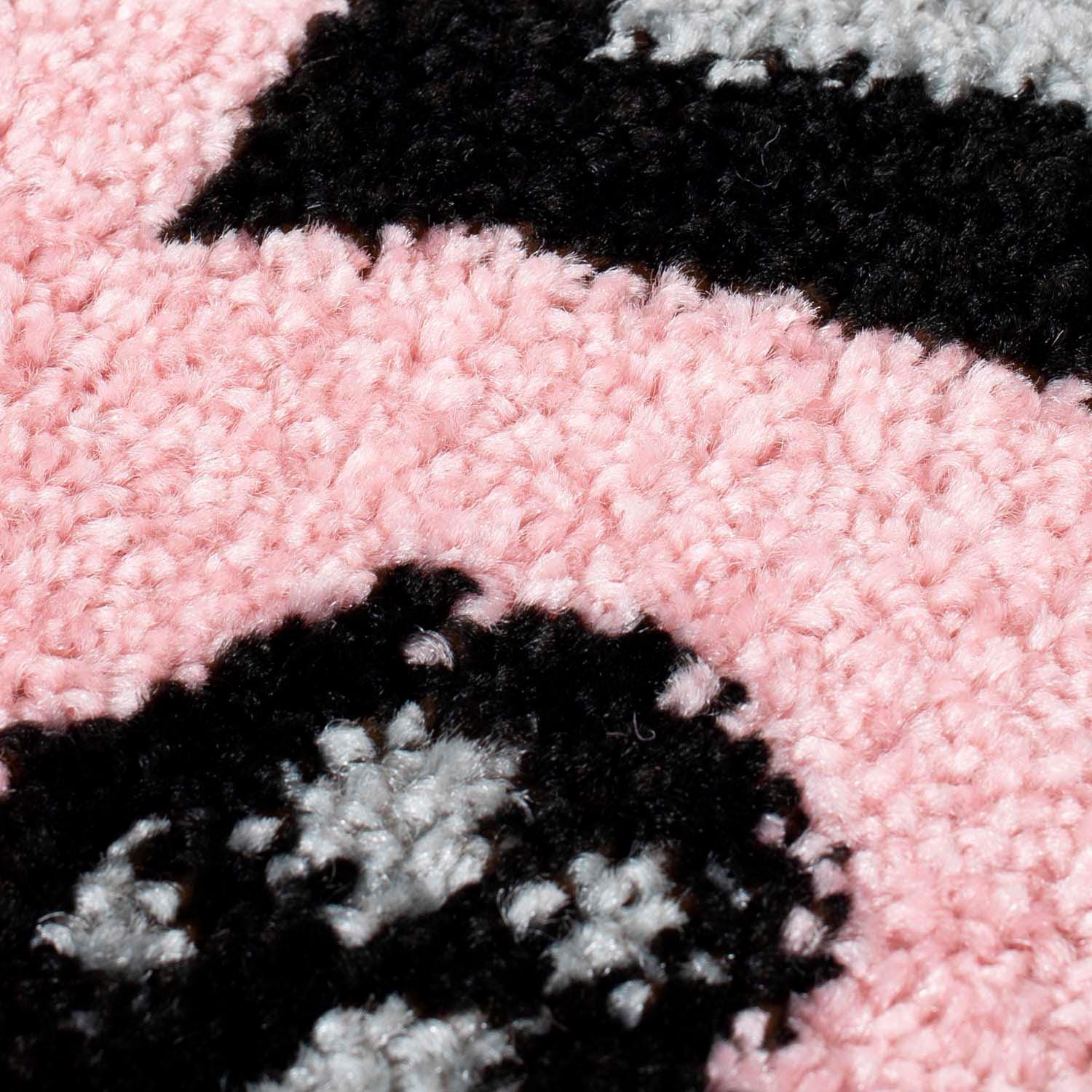 Carpet City Kinderteppich »Bubble Kids 1331«, rechteckig, 11 mm Höhe, Spielteppich, Katze, Krone, Weicher Flor, Pflegeleicht, Kinderzimmer