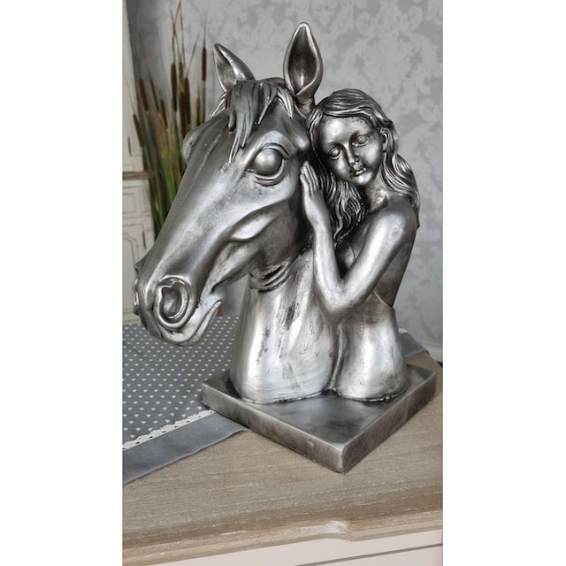 Ambiente Haus Tierfigur »Pferdekopf mit Mädchen 32cm« online kaufen |  Jelmoli-Versand