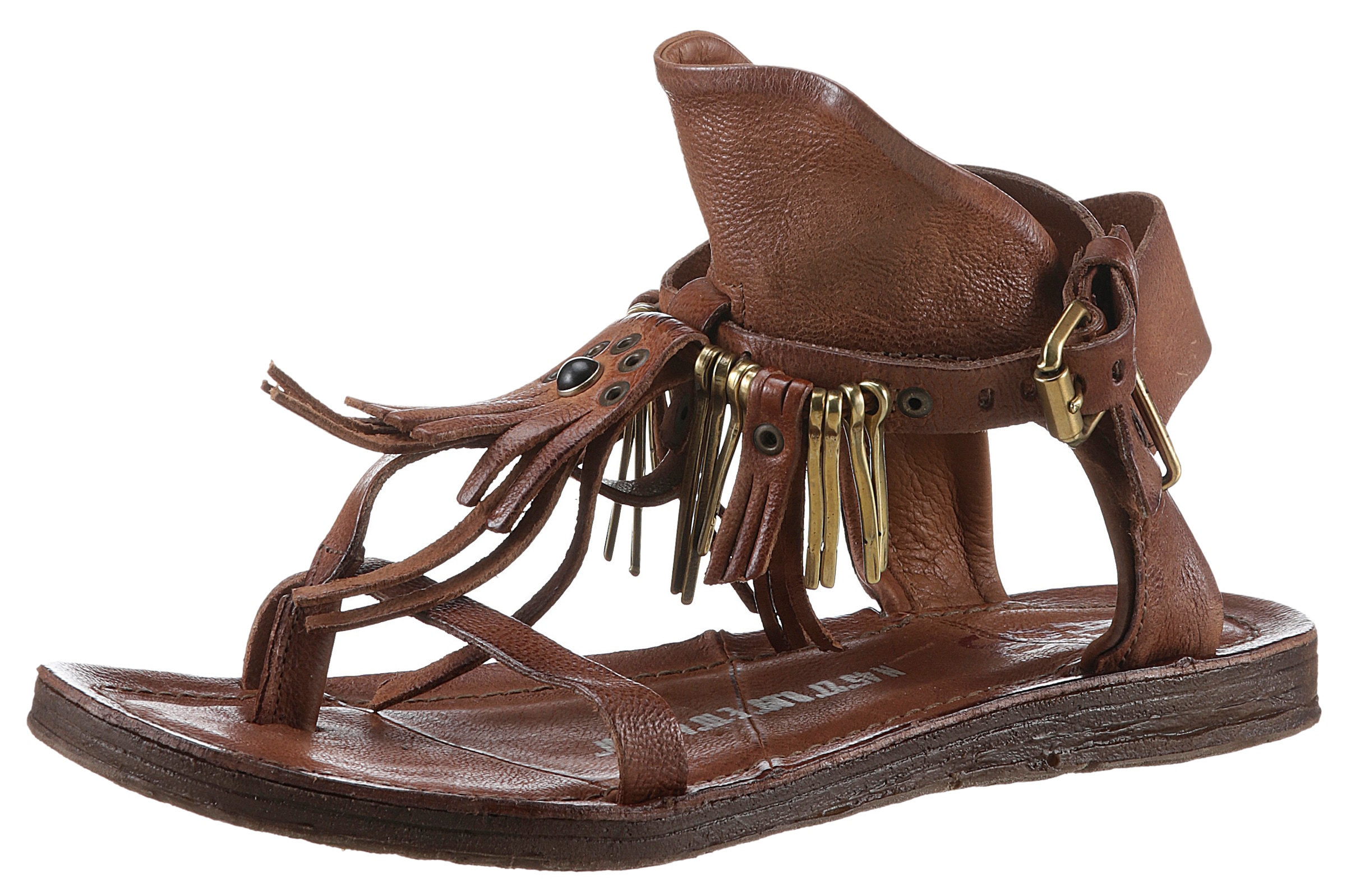 A.S.98 Riemchensandale »RAMOS«, Sommerschuh, Sandalette mit modischen Fransen