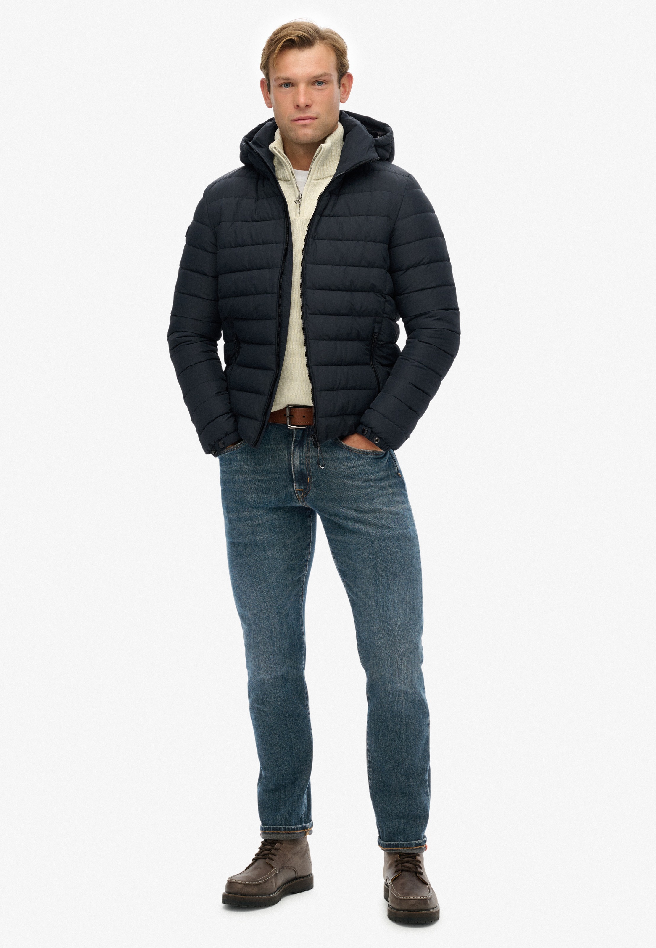 Superdry Steppjacke »HOODED FUJI PADDED JACKET«, mit Kapuze