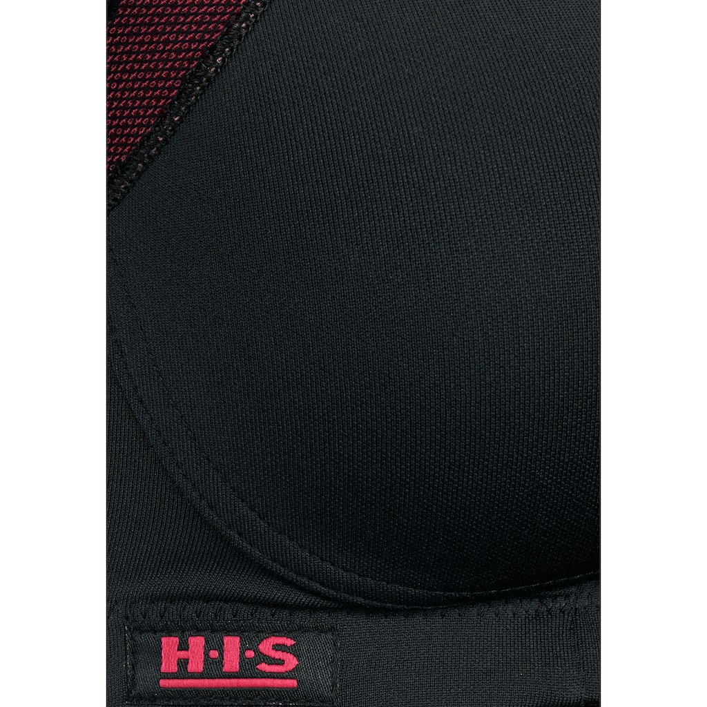 H.I.S Sport-BH, ohne Bügel mit COOLMAX für Sportarten mit starker Belastbarkeit