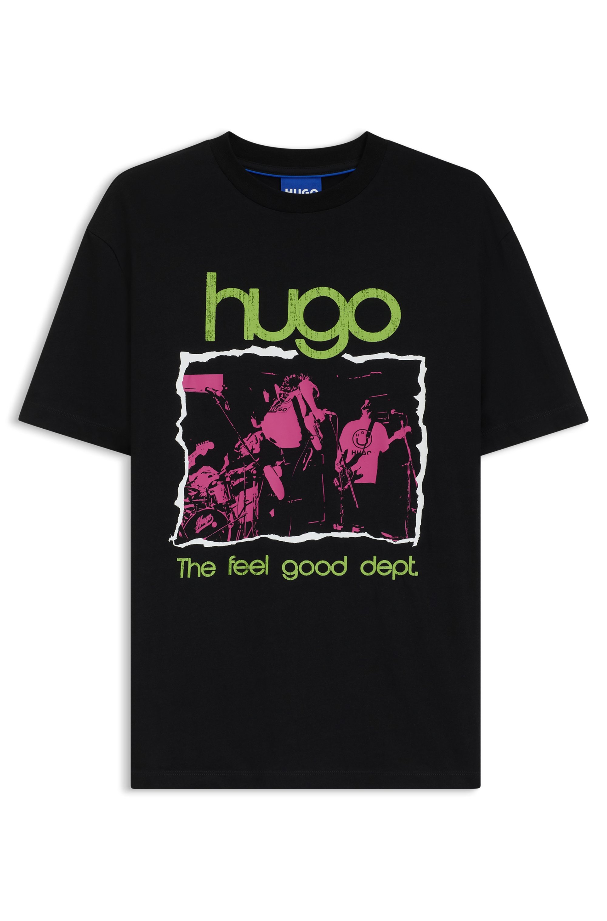 HUGO Blue T-Shirt »Nopix«, mit Fotodruck