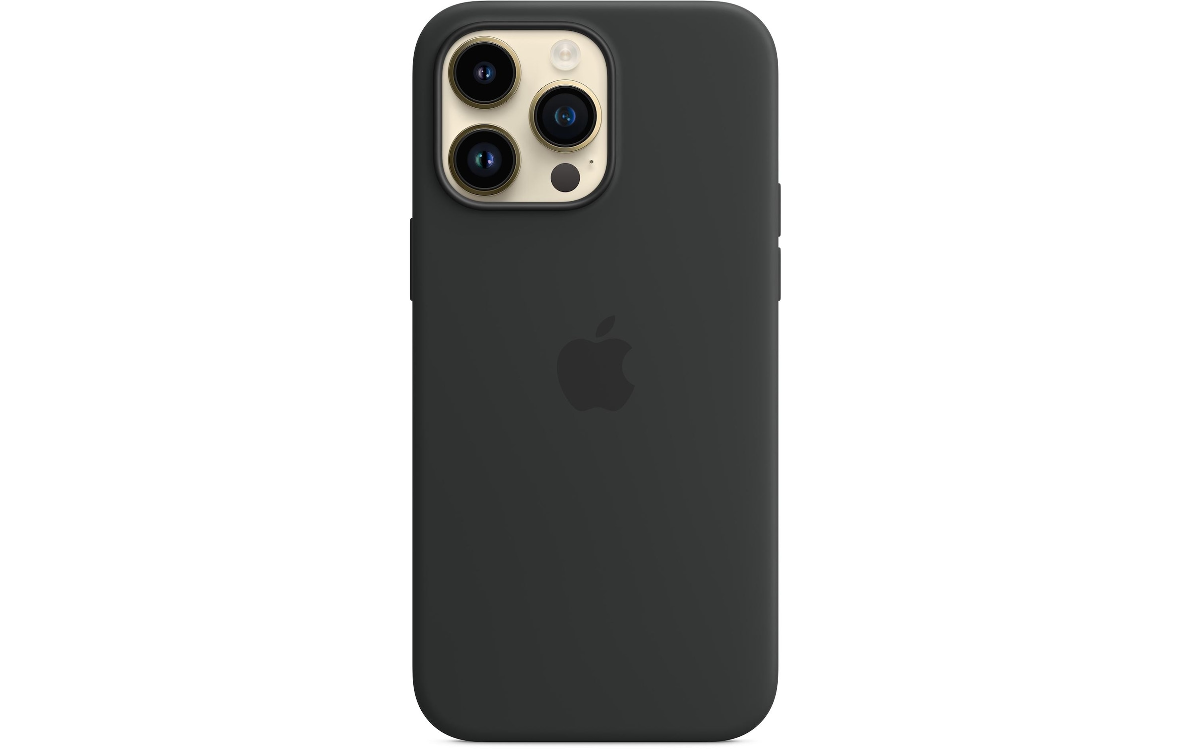 Apple Smartphone Silikon Case mit MagSafe, iPhone 14 Pro Max, Mitternacht