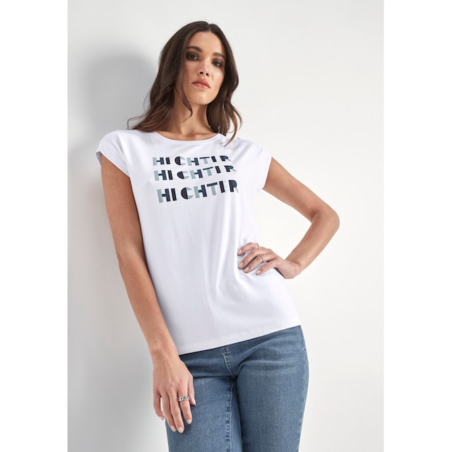 HECHTER PARIS Kurzarmshirt, mit modischem Logodruck online shoppen bei  Jelmoli-Versand Schweiz