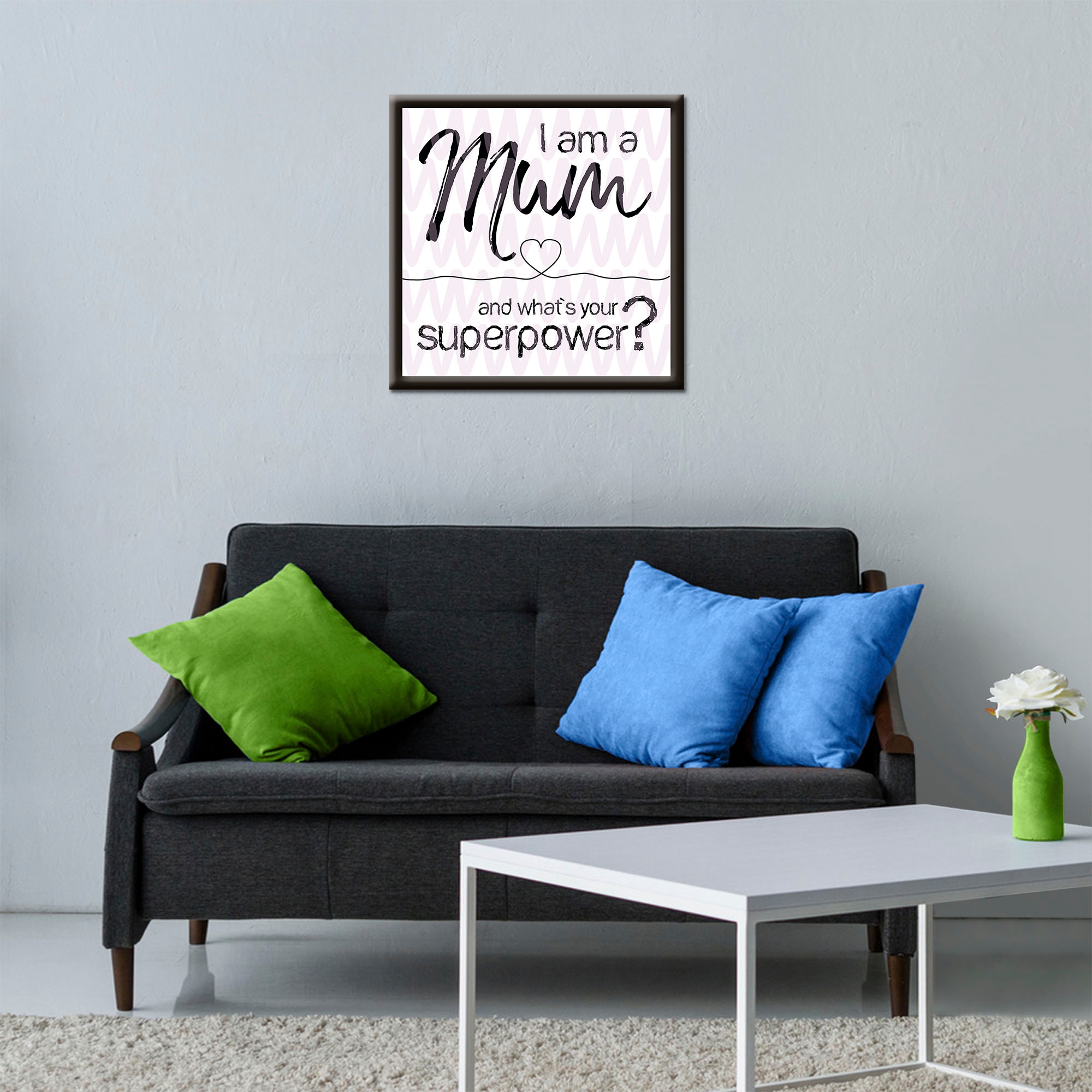 Artland Wandbild »Mama superpower«, Sprüche & Texte, (1 St.)
