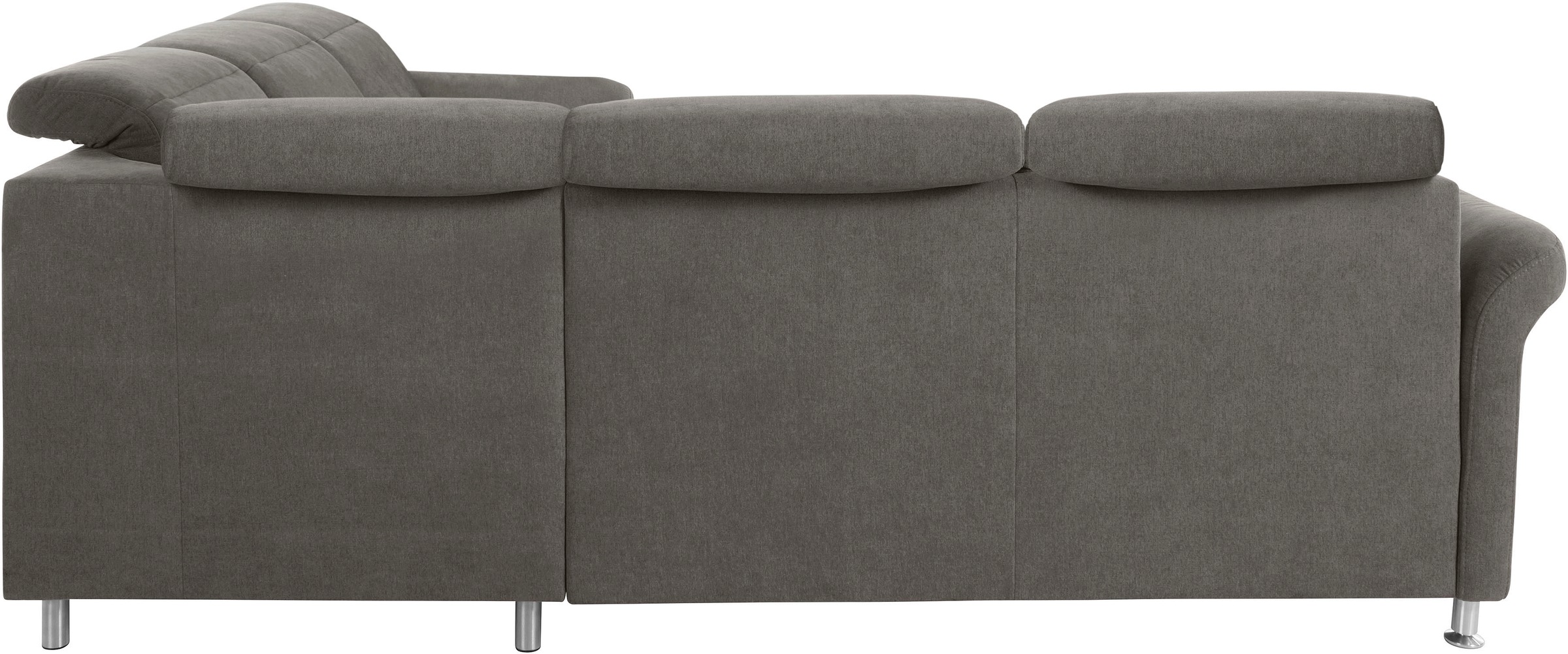 sit&more Ecksofa »Darwin L-Form«, inklusive Federkern, wahlweise mit Kopfteilverstellung, Bettfunktion