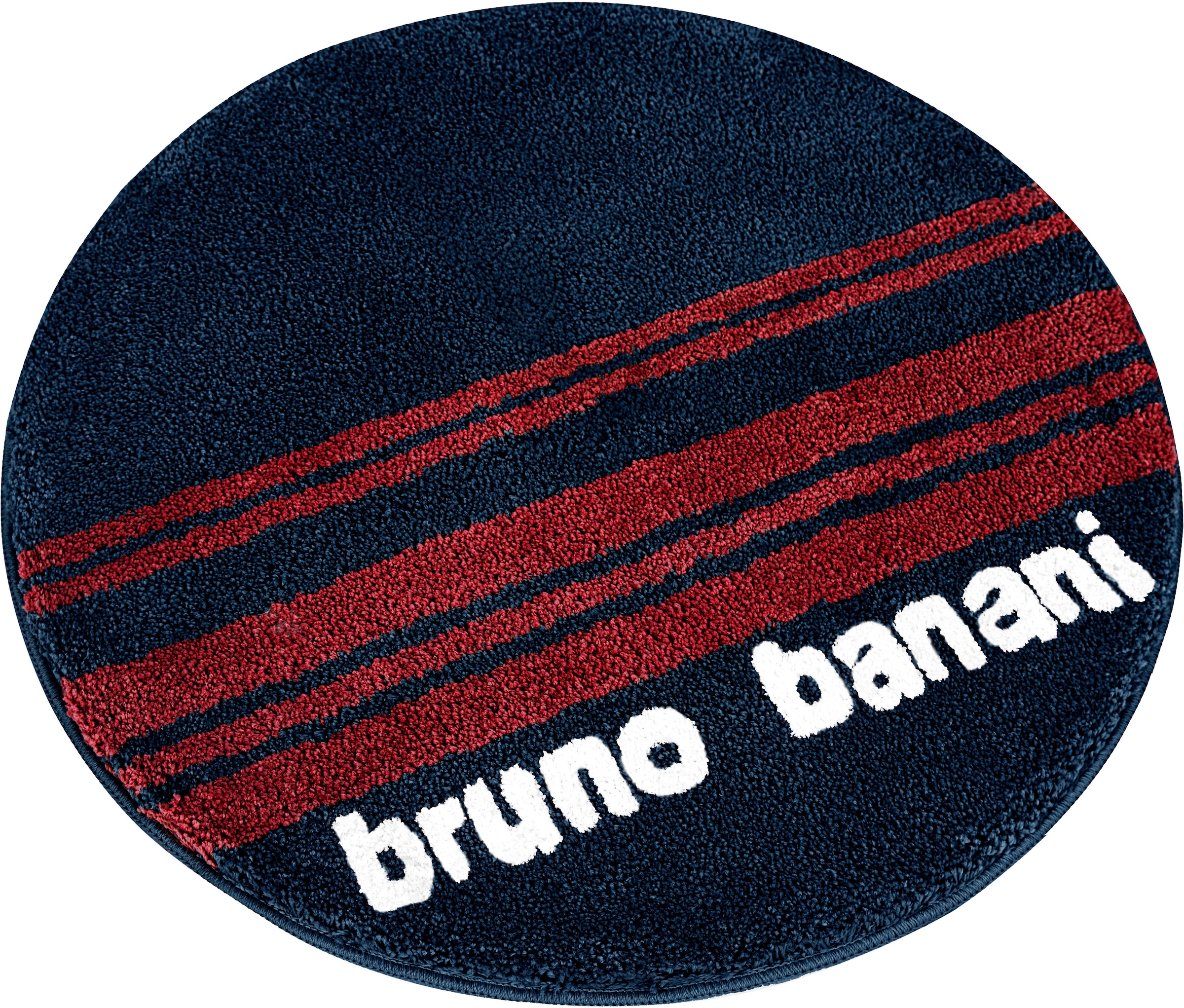 Bruno Banani Badematte »Daniel«, Höhe 20 mm, rutschhemmend beschichtet, fussbodenheizungsgeeignet-strapazierfähig-schnell trocknend, mit Streifen, Badteppich, Badematten auch als 3 tlg. Set erhältlich