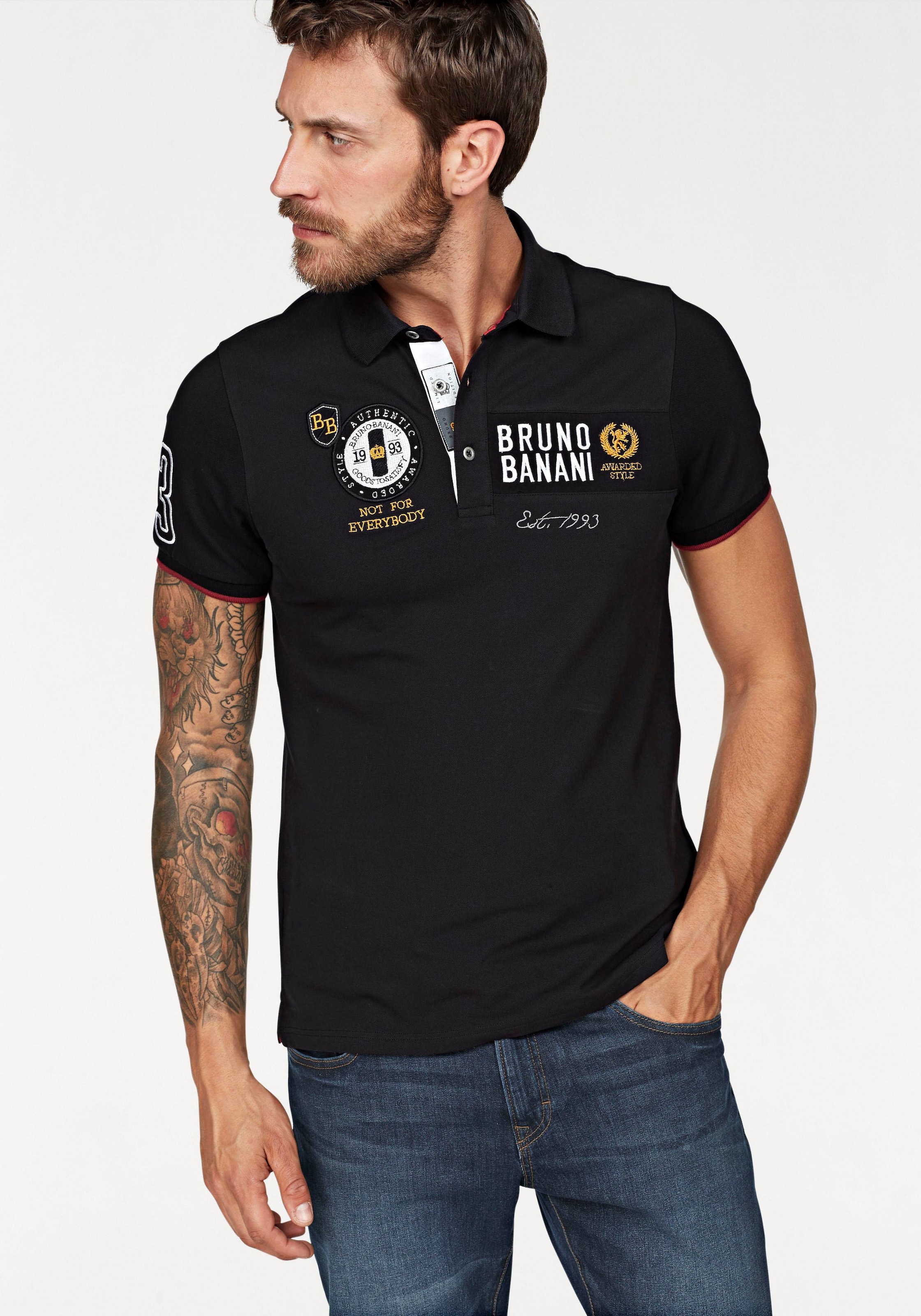 Bruno Banani Poloshirt, Piqué Qualität online kaufen | Jelmoli-Versand