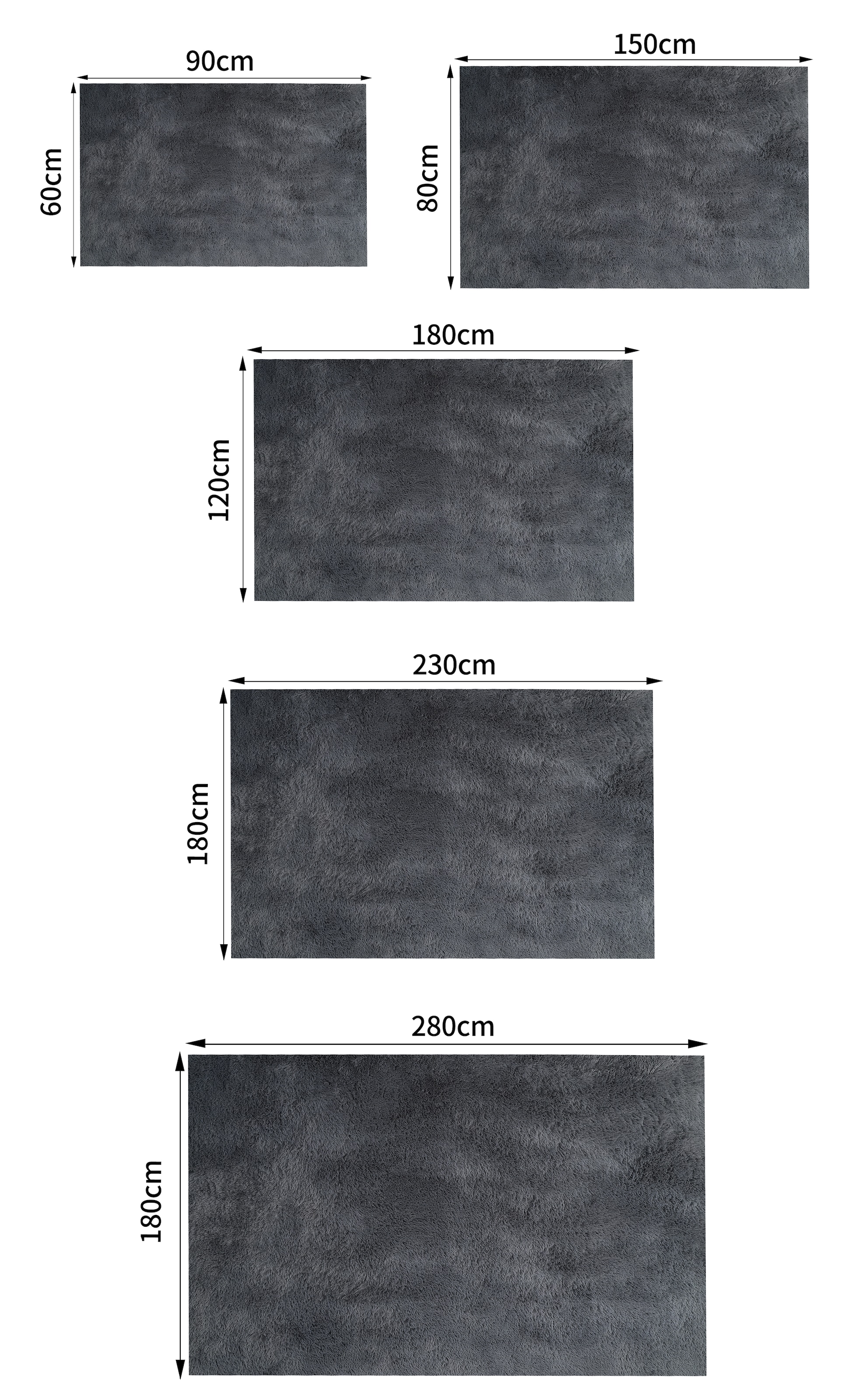 my home Hochflor-Teppich »Leava, besonders weich und kuschelig, leichter Glanz«, rechteckig, 37 mm Höhe, uni, Mikrofaser Teppiche, Plüsch, Wohnzimmer, Schlafzimmer, Esszimmer