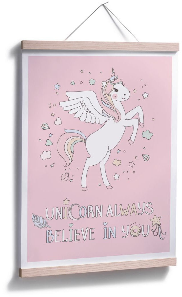 Wall-Art Poster »Pegasus fliegendes Einhorn«, Kinder, (1 St.), Poster,  Wandbild, Bild, Wandposter online shoppen | Jelmoli-Versand