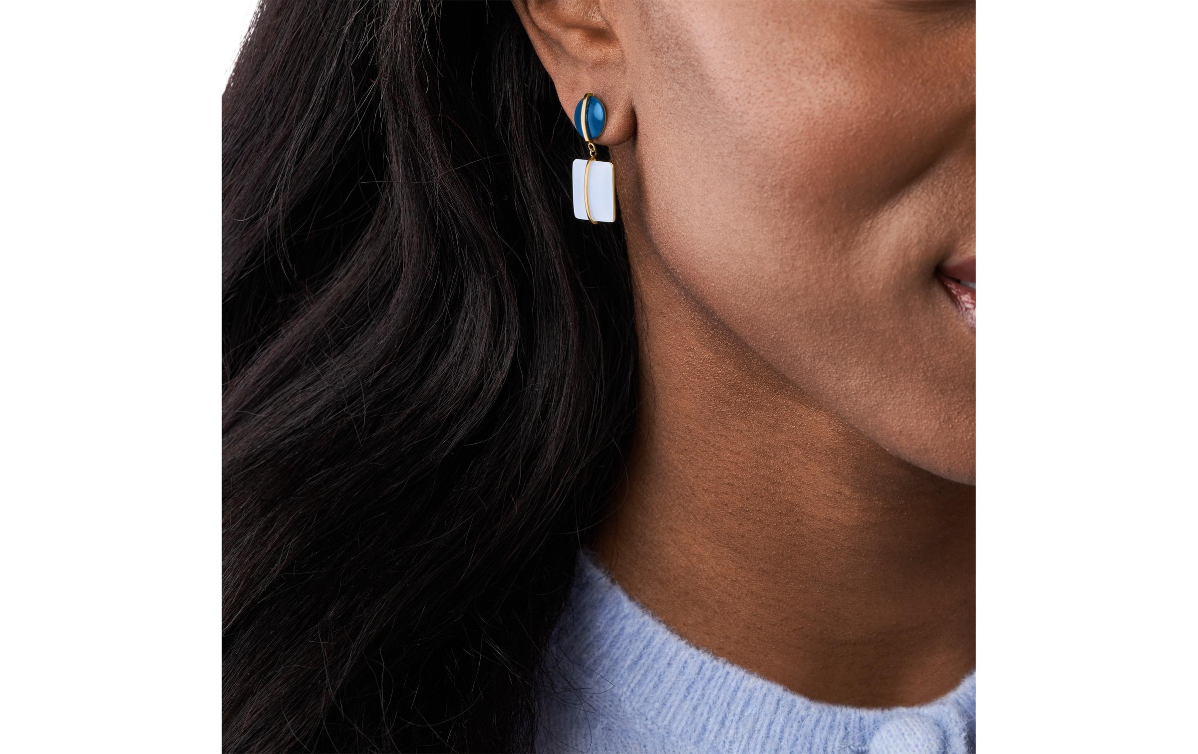 Skagen Paar Ohrstecker »Sea Glass«