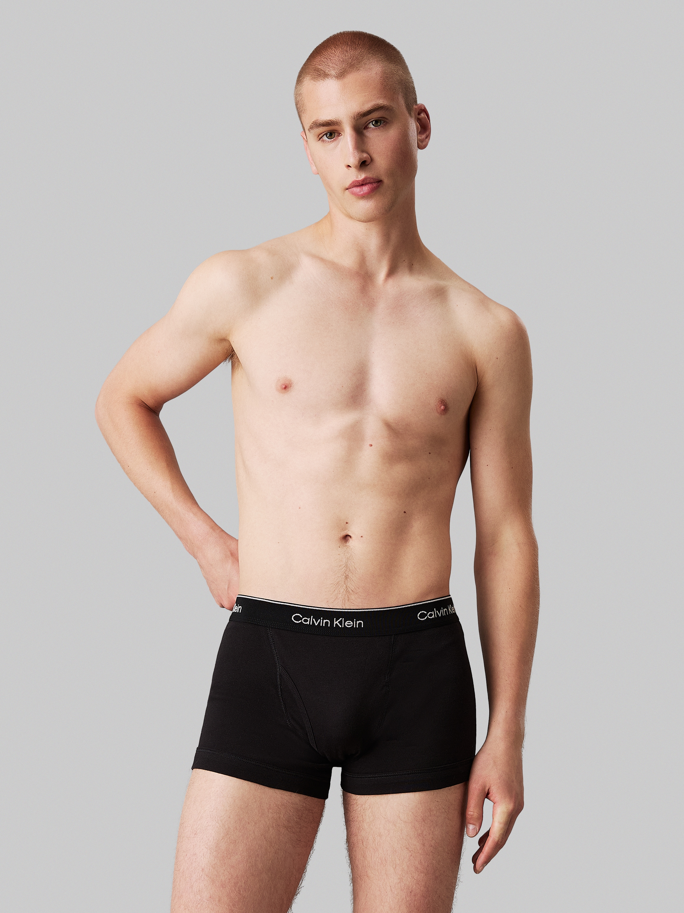 Calvin Klein Underwear Trunk »TRUNK 3PK«, (Packung, 3er-Pack), mit Logo-Elastikbund