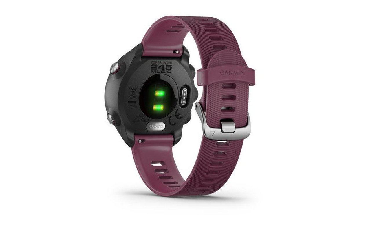 Garmin Smartwatch »Forerunner 245 Schwarz/Bordeaux«,)