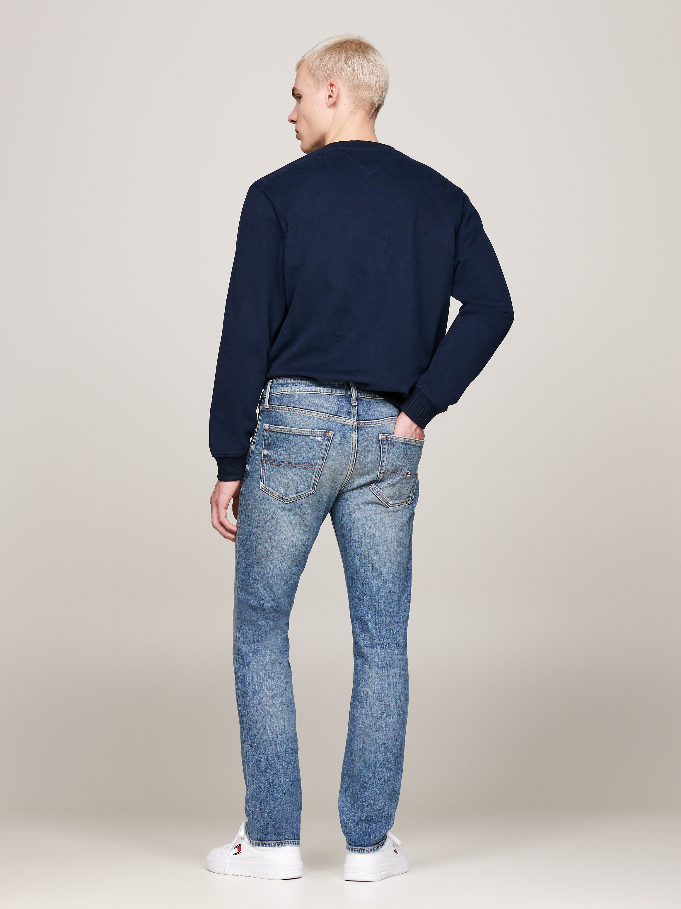 Tommy Jeans Slim-fit-Jeans, Destroyed-Effekt, verschieden Waschungen