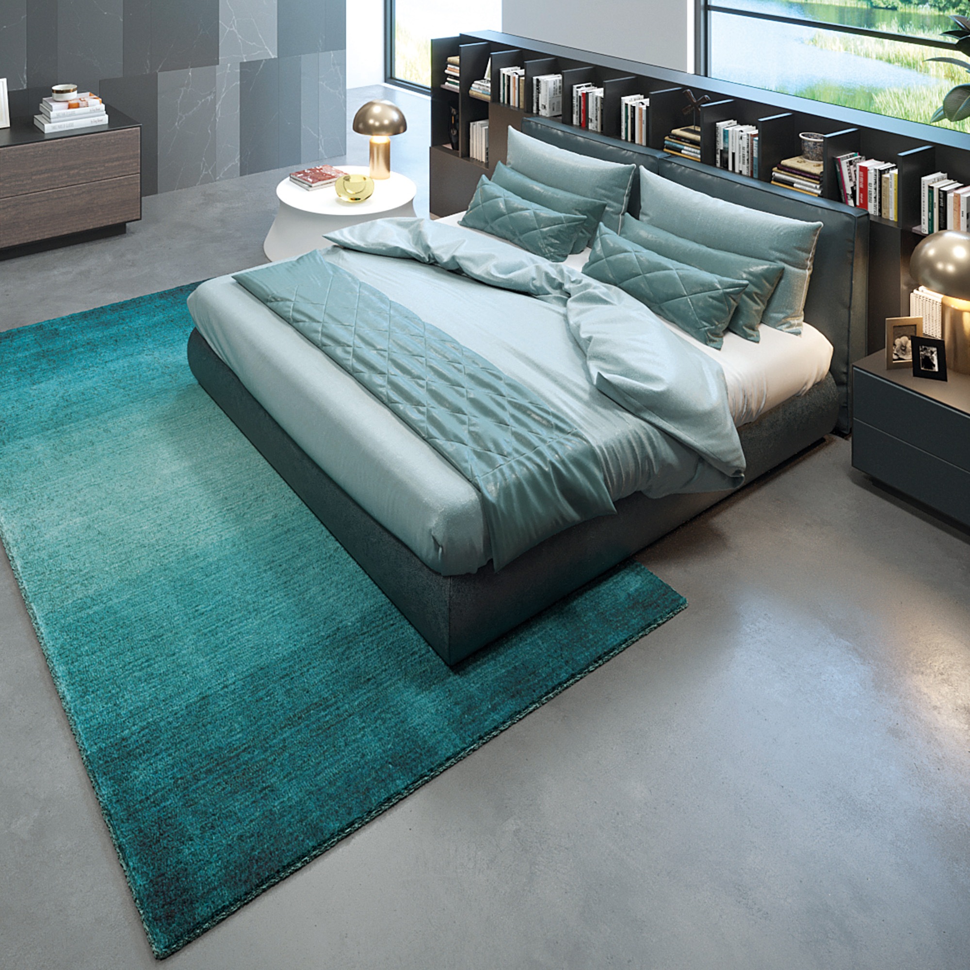 THEKO Wollteppich »Wool Comfort«, rechteckig, 14 mm Höhe, Handweb Teppich, reine Wolle, handgewebt, brilliante Farben, Scandi