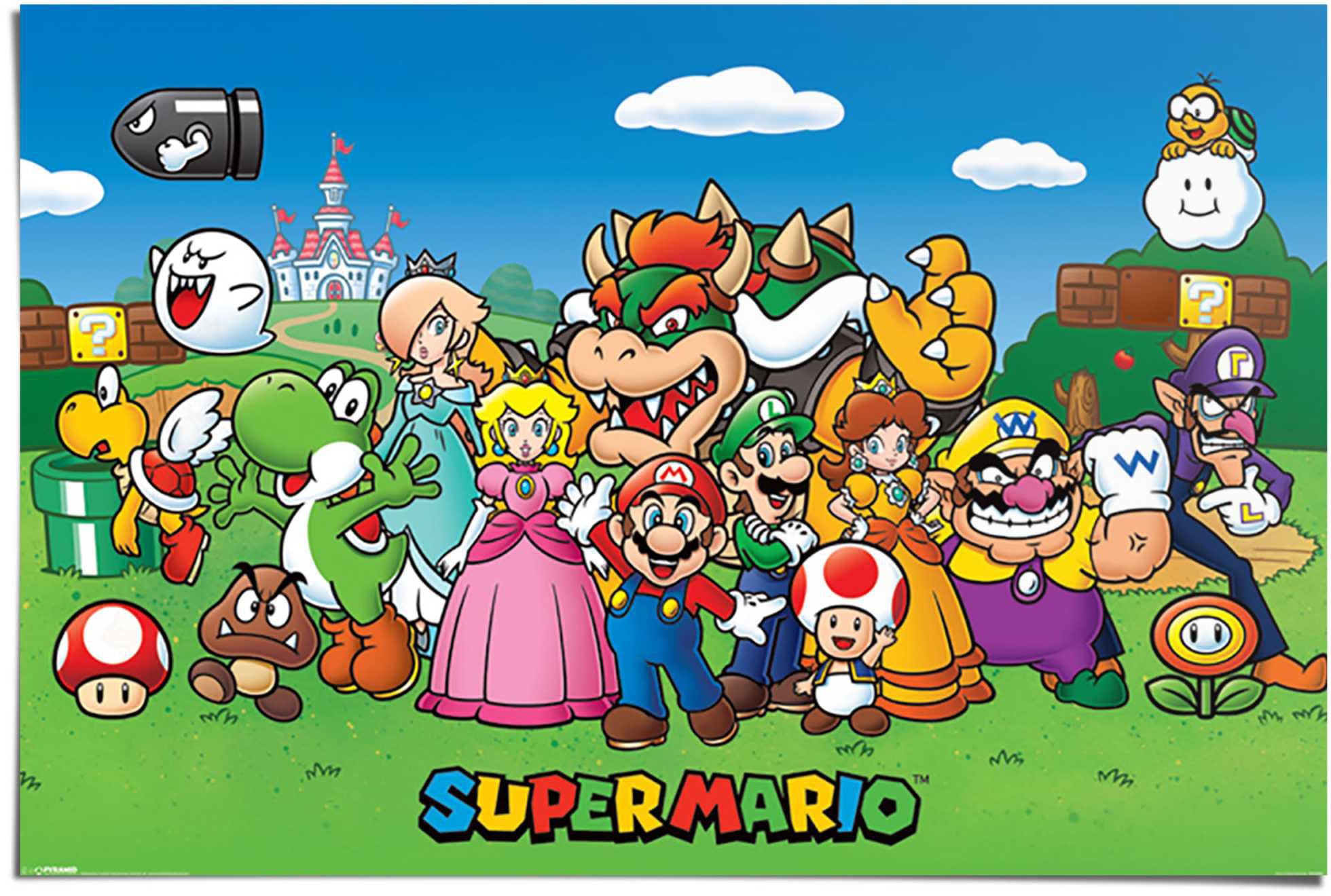 Reinders! Poster »Poster Super Mario«, Comic, (1 St.)