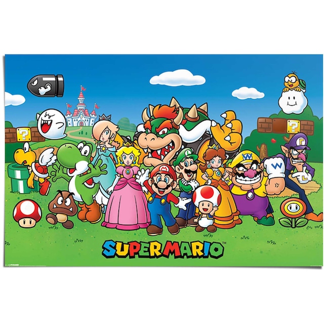 ❤ Reinders! Poster »Poster Super Mario«, Comic, (1 St.) kaufen im  Jelmoli-Online Shop