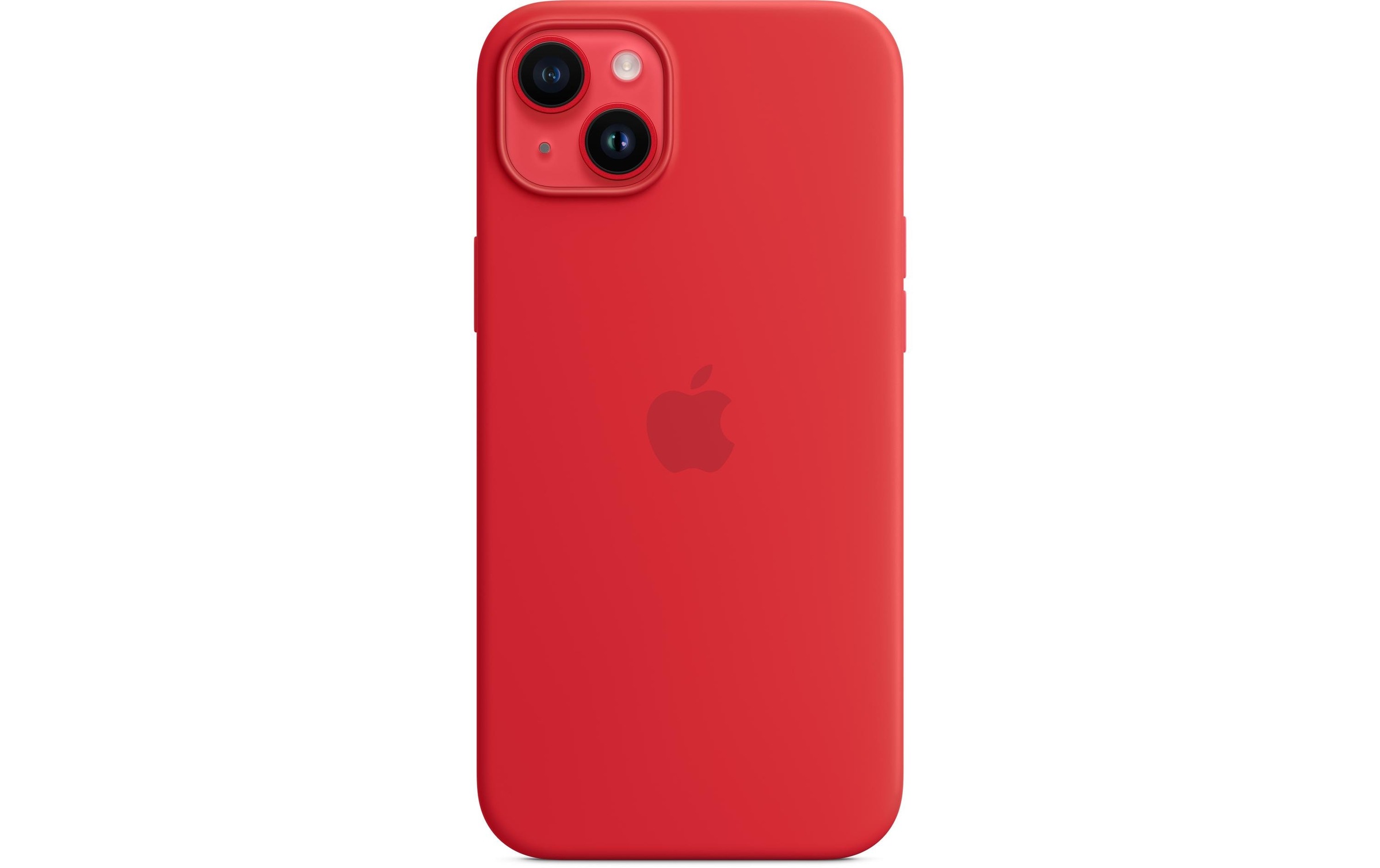 Apple Smartphone Silikon Case mit MagSafe, iPhone 14 Plus, (PRODUCT)RED