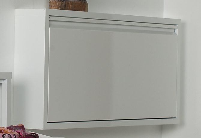 Fiam Schuhschrank »single«, mit einer Klappe, aus pulverbeschichtetem Stahlblech, Breite 75 cm