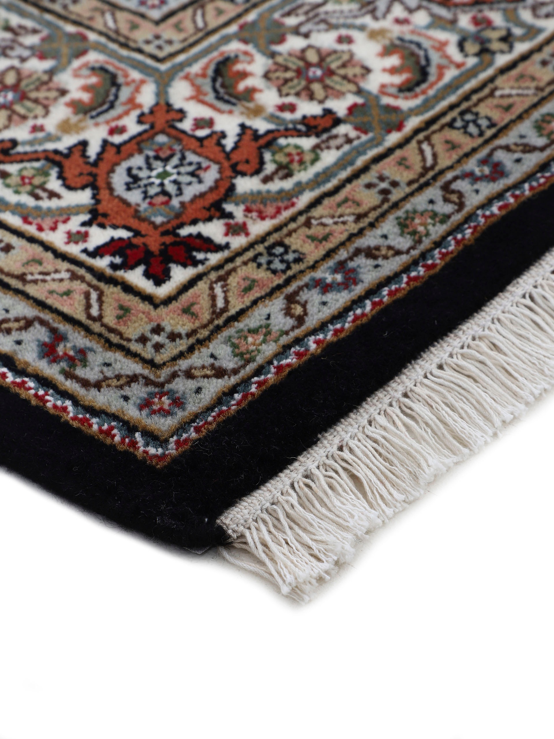 Woven Arts Orientteppich »Tabriz Mahi,  auch als Läufer«, rechteckig, 15 mm Höhe, handgeknüpft, Wohnzimmer, reine Wolle