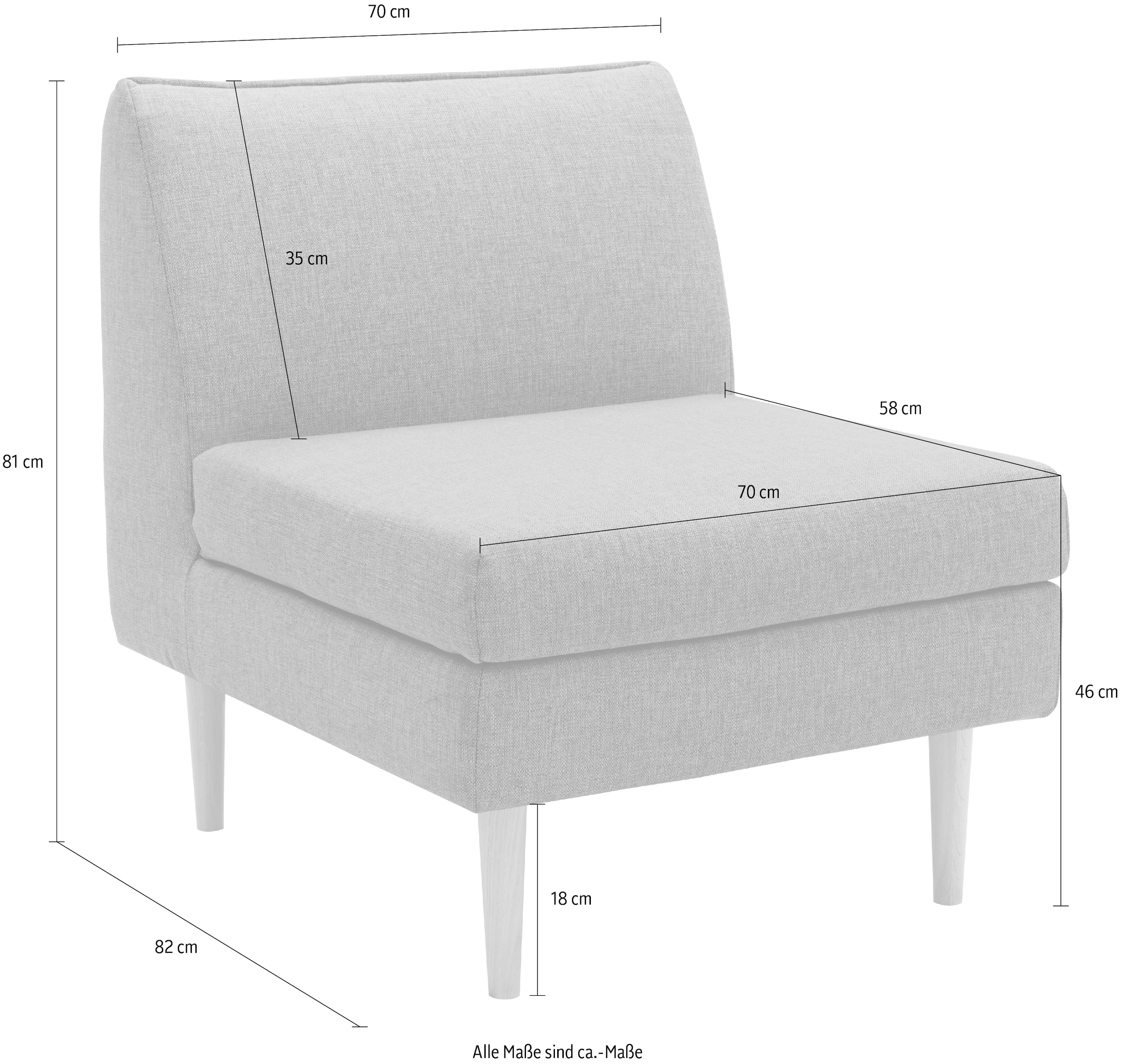 DOMO collection Sofaelement »Filho, individuell erweiterbar«, Polstermöbel für Terrasse, Garten und Balkon, speziell für Outdoor