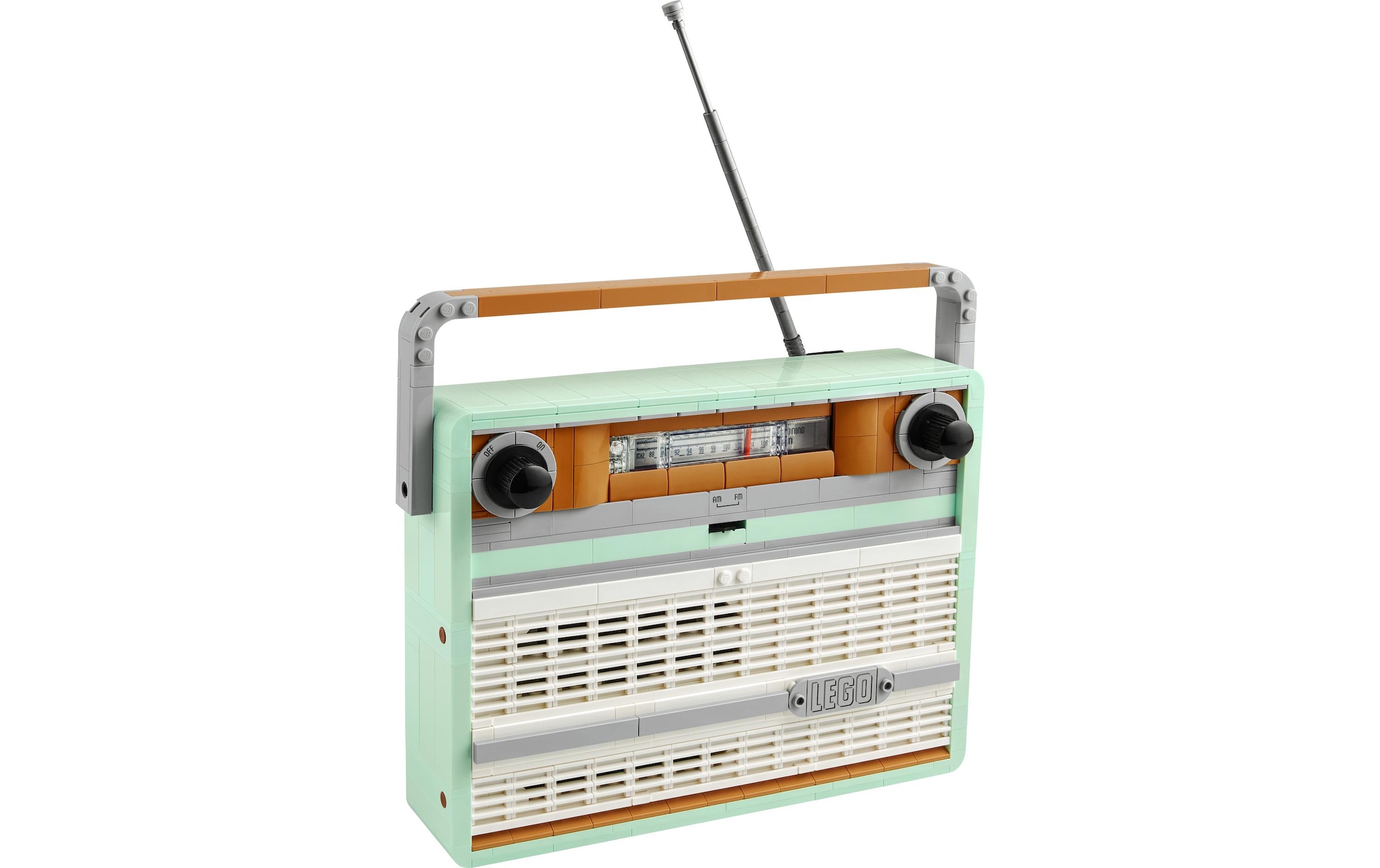 LEGO® Spielbausteine »Icons Retro-Kofferradio 10334«, (906 St.), Bauset mit hochklappbarem Griff, Drehreglern zum Ein-/Ausschalten