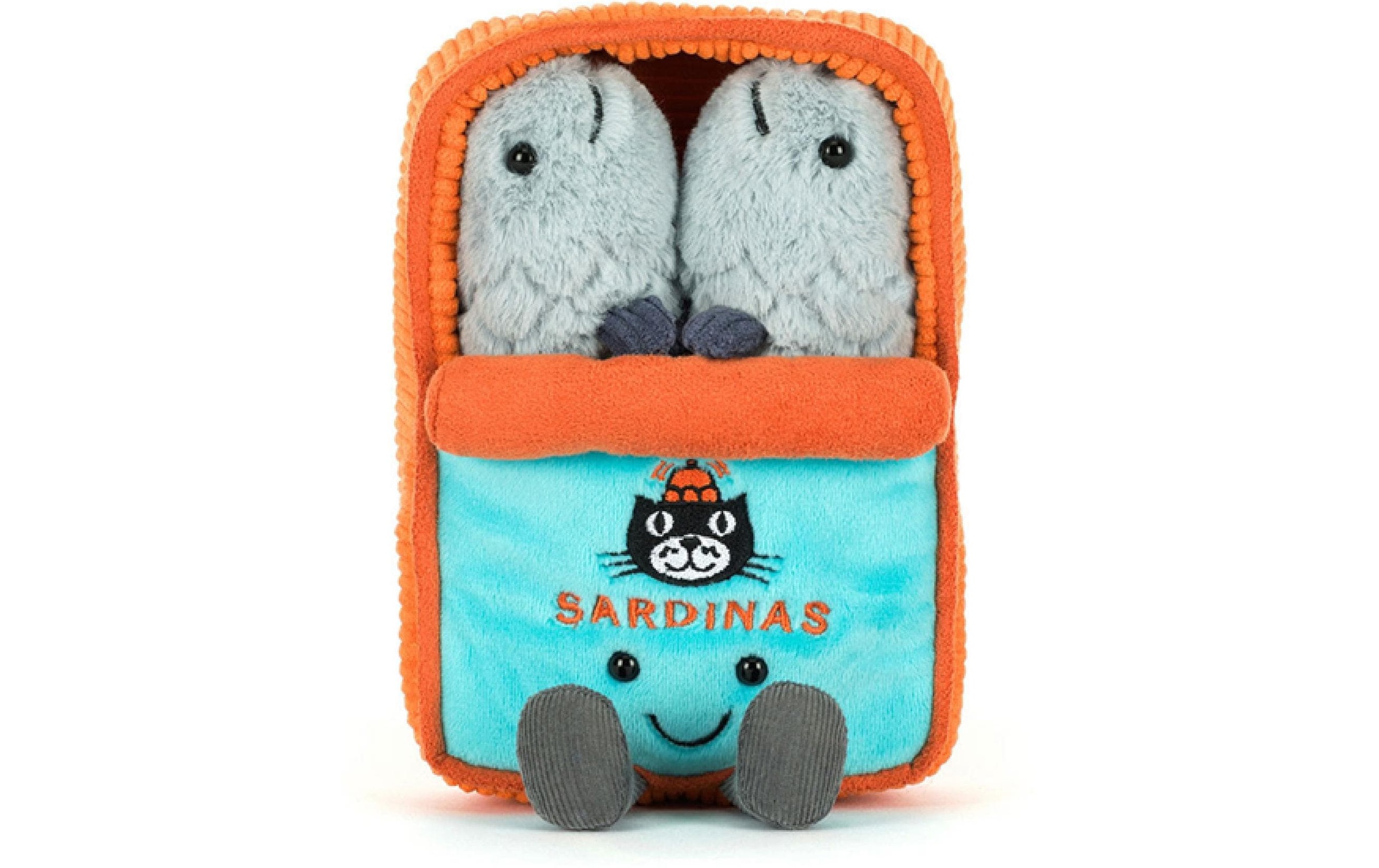 Plüschfigur "Jellycat Amusables Sardine Tin 15 cm"