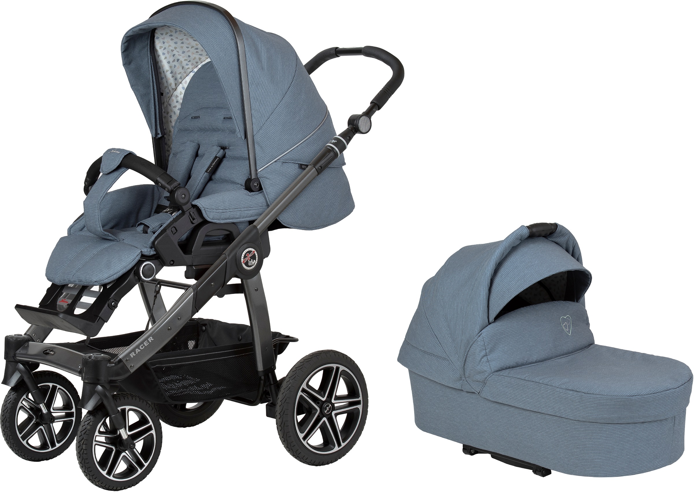 Hartan Kombi-Kinderwagen »Racer GTS - Casual Collection«, 22 kg, mit Falttasche Trend;... kaufen