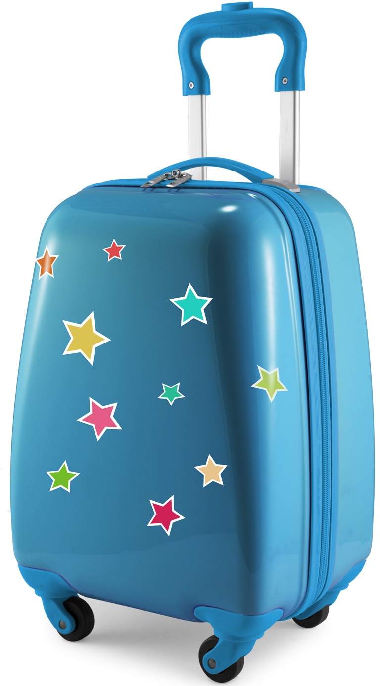 Hauptstadtkoffer Kinderkoffer »For Kids, Sterne«, 4 Rollen, Kinderreisegepäck Handgepäck-Koffer Kinder-Trolley