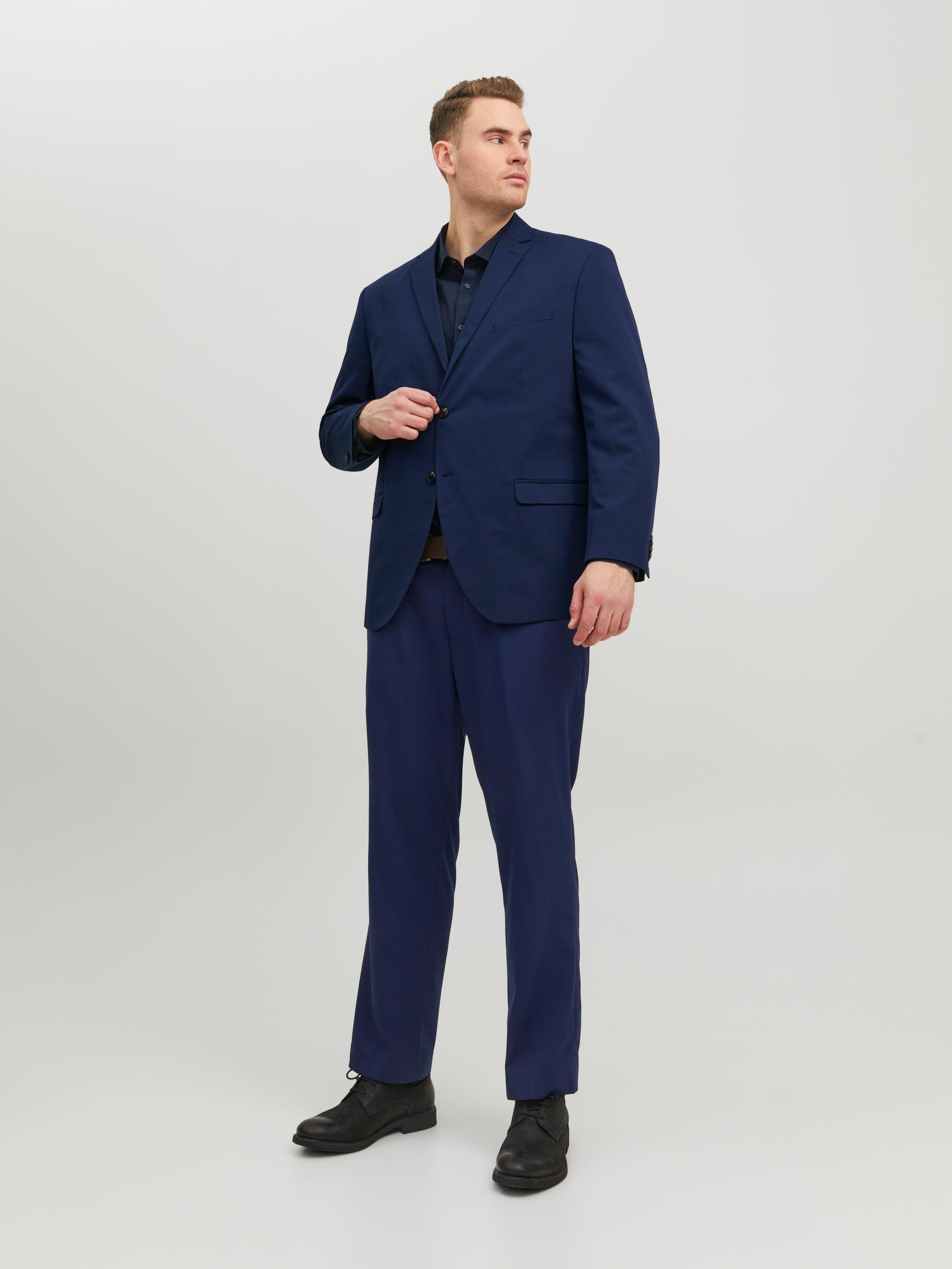 Jack & Jones PlusSize Anzug »JPRFRANCO SUIT NOOS PLS«, (2 tlg.), slim fit