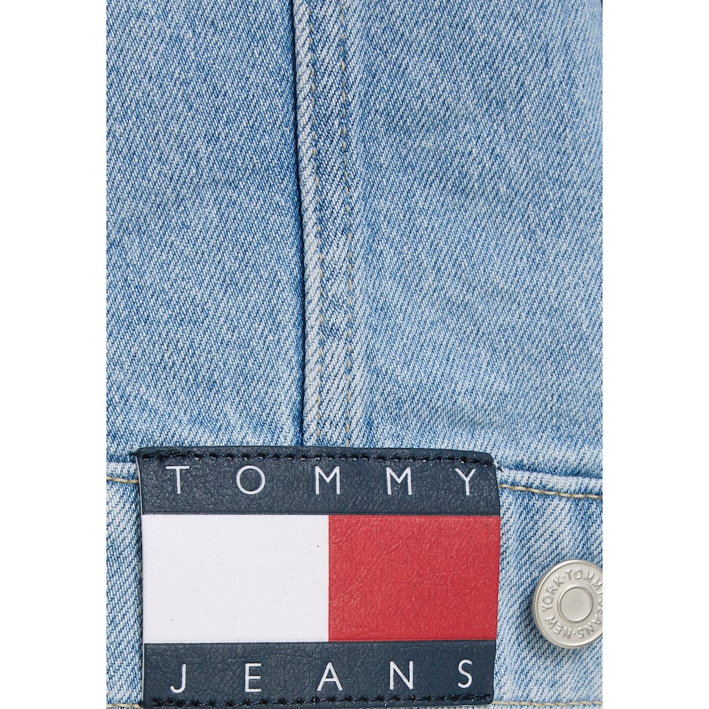 Tommy Jeans Plus Jeansjacke »RYAN RGLR TRCKR JCKT«, Grosse Grössen, mit Fade-Effekte