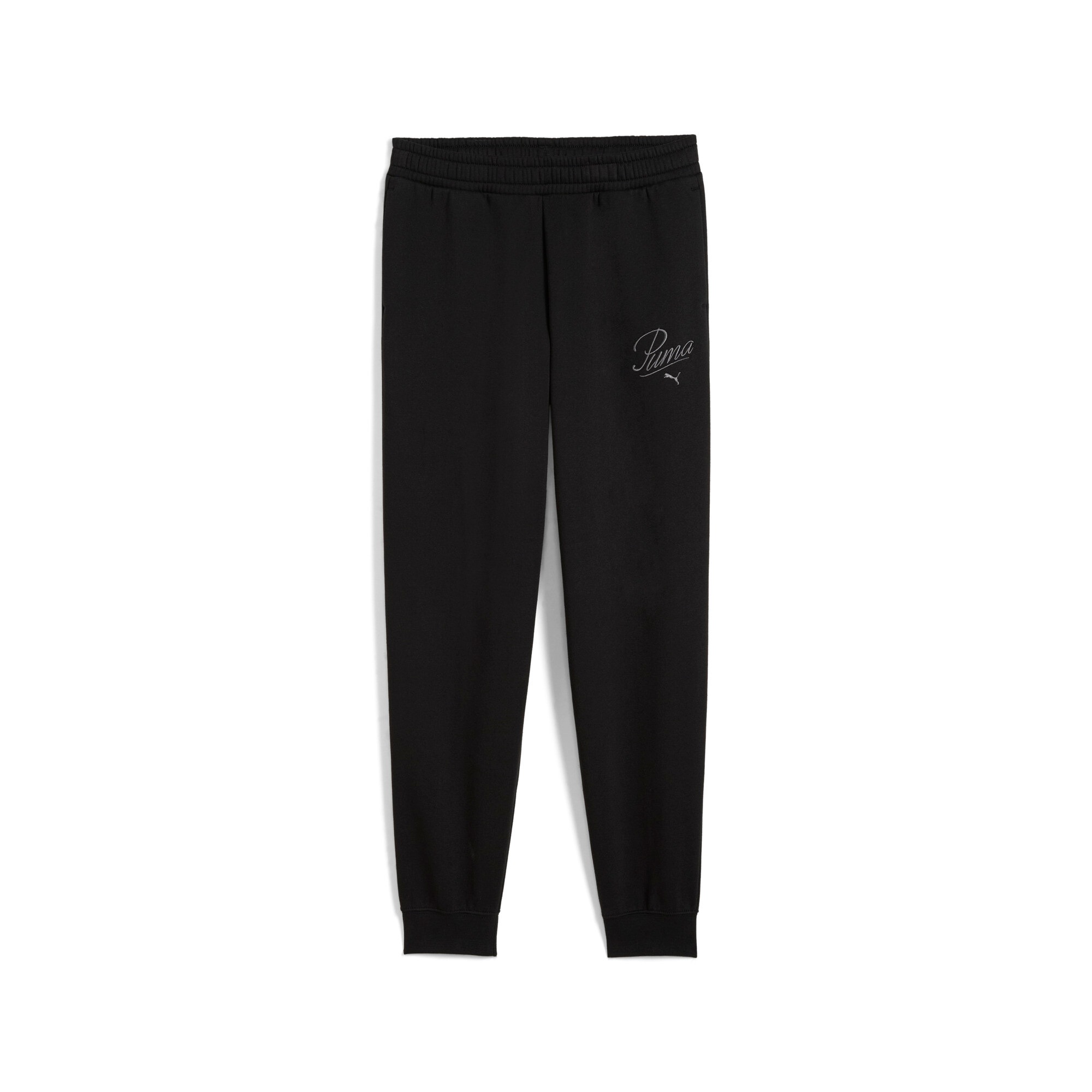 PUMA Trainingshose »ESS SCRIPT SWEATPANTS FL G« für Jugendliche, sportlicher Stil, mit Eingrifftaschen, regular fit