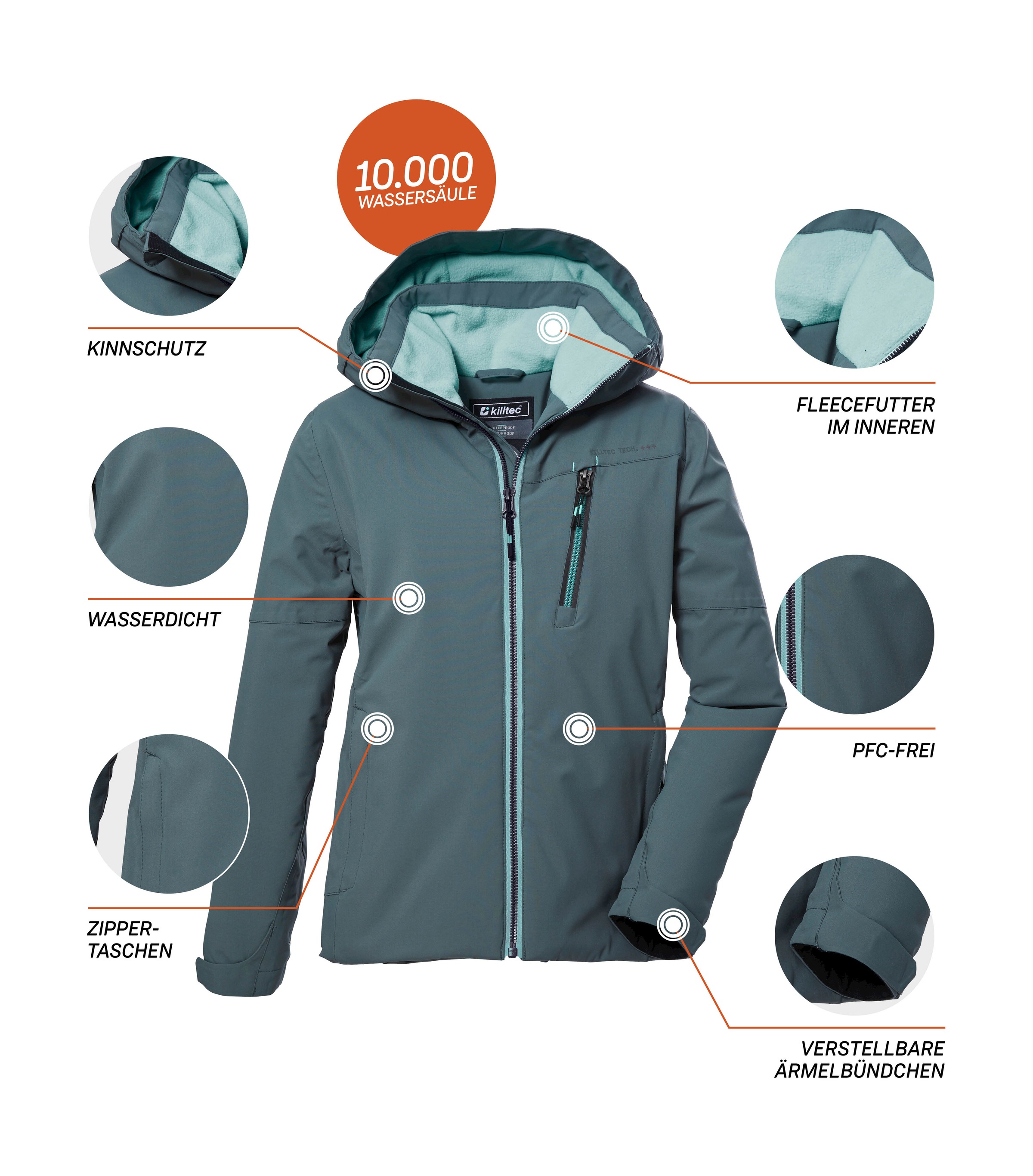 Killtec Outdoorjacke »KOW 169 GRLS JCKT«