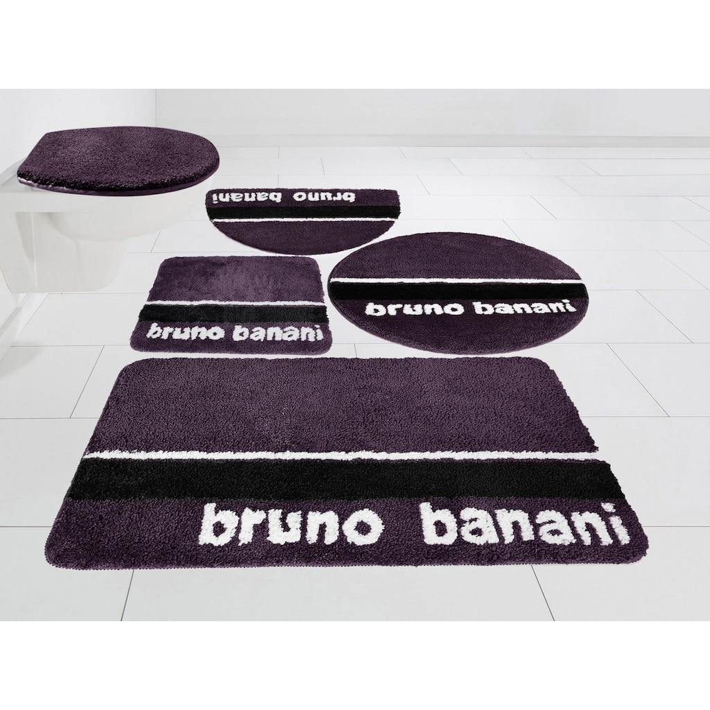 Bruno Banani Badematte »Maja«, Höhe 20 mm, rutschhemmend beschichtet, fussbodenheizungsgeeignet-strapazierfähig-schnell trocknend