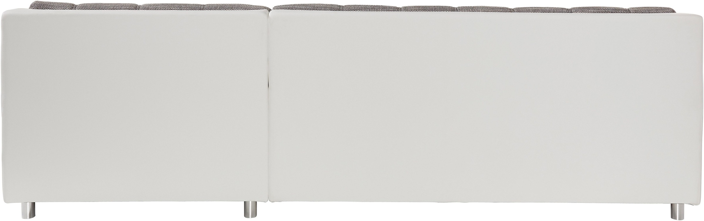 DOMO collection Ecksofa »Treviso viele Bezüge, auch in Cord, L-Form, B/T/H: 267/80/83 cm«, wahlweise mit Bettfunktion, incl. Zierkissen, hochwertige Steppung