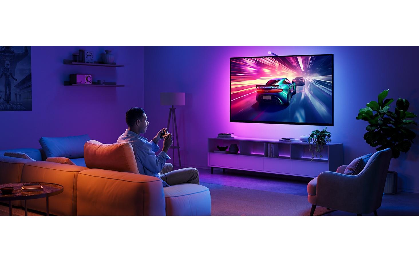 Govee LED Lichtleiste »Govee T3, 75-85, RGBICW, WiFi, BT«, 150 flammig