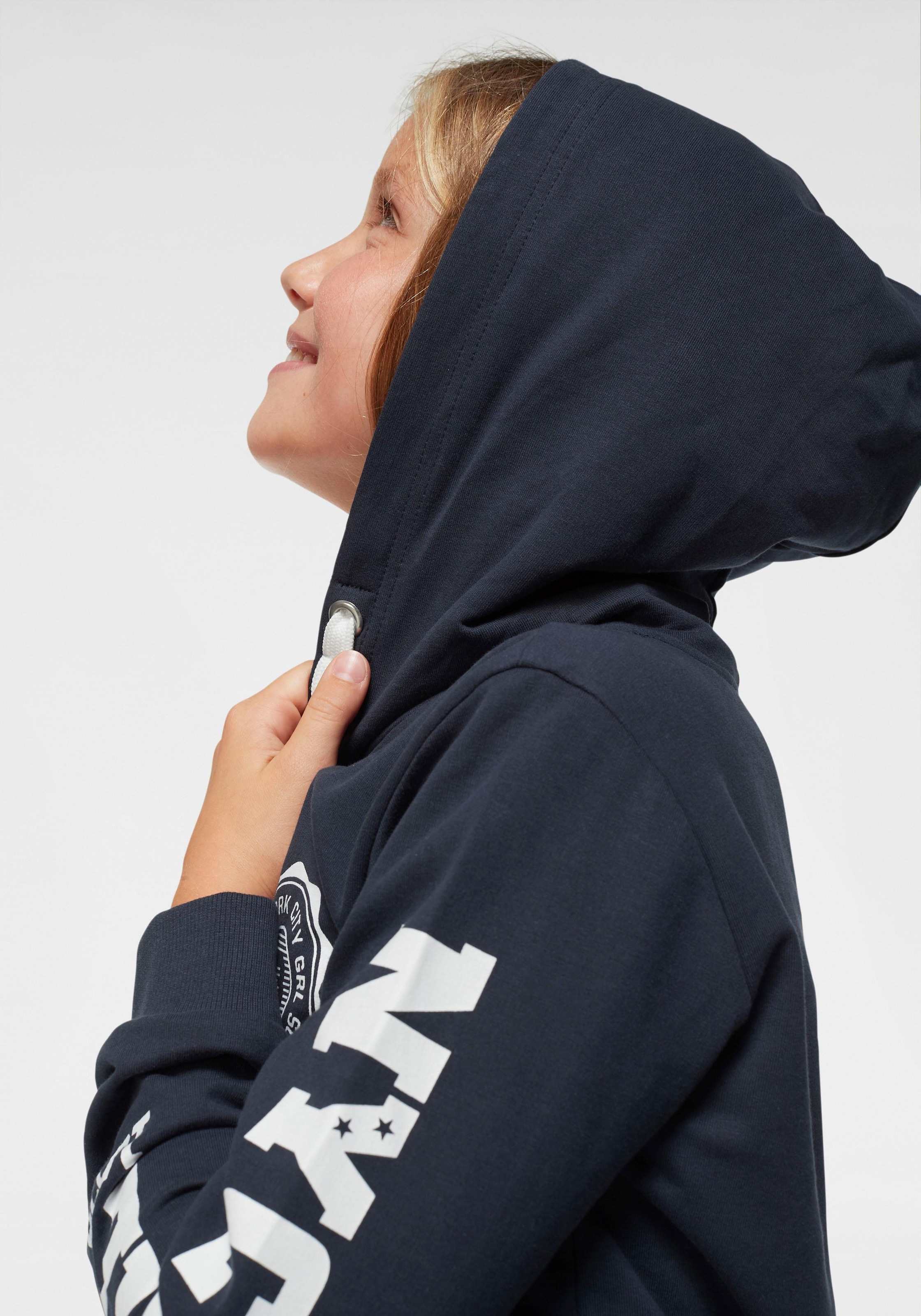 KIDSWORLD Kapuzensweatshirt »für Mädchen«, in kurzer Form