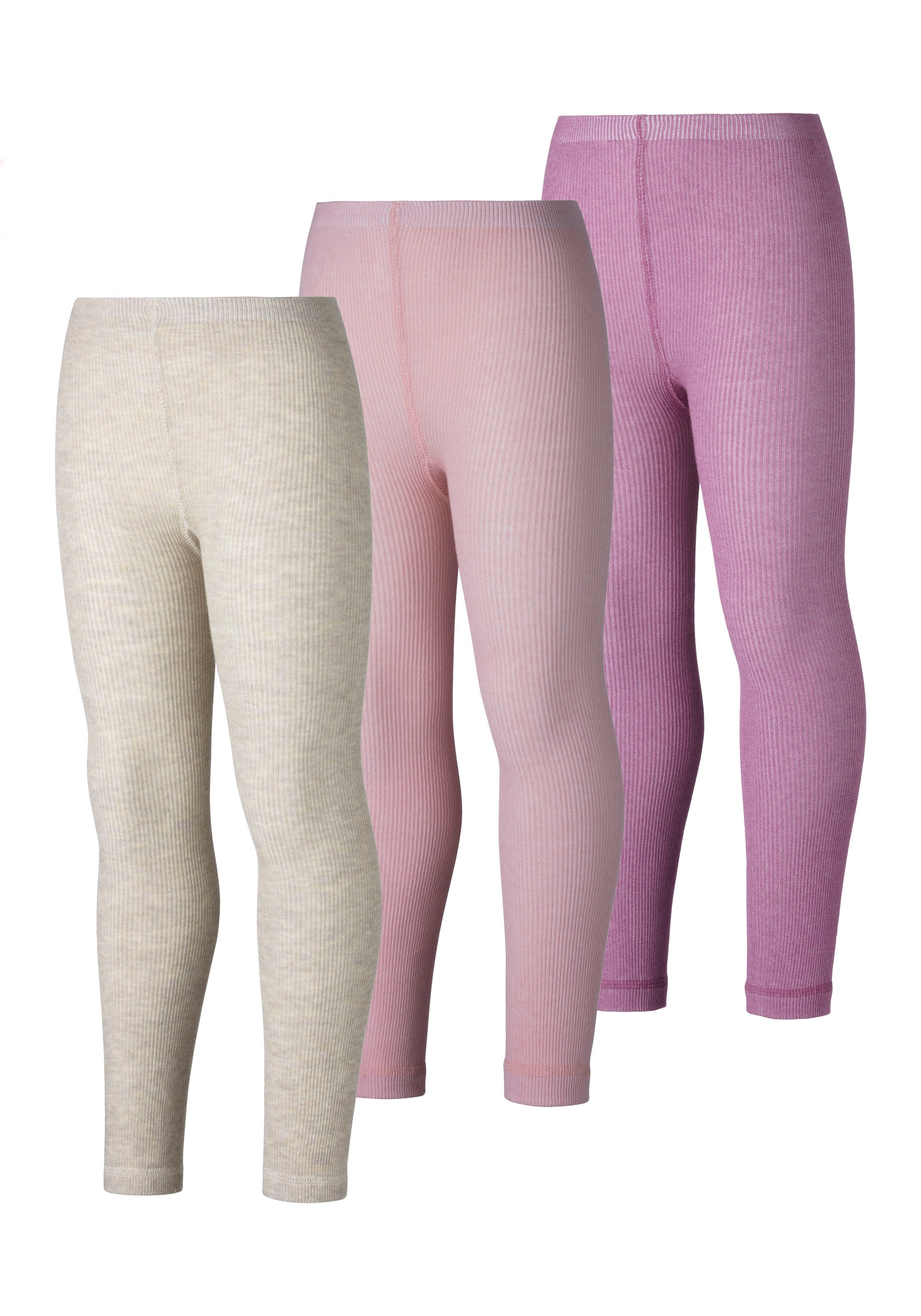 H.I.S Strickstrumpfleggings, (Packung, 3 St.), in feiner Rippqualität