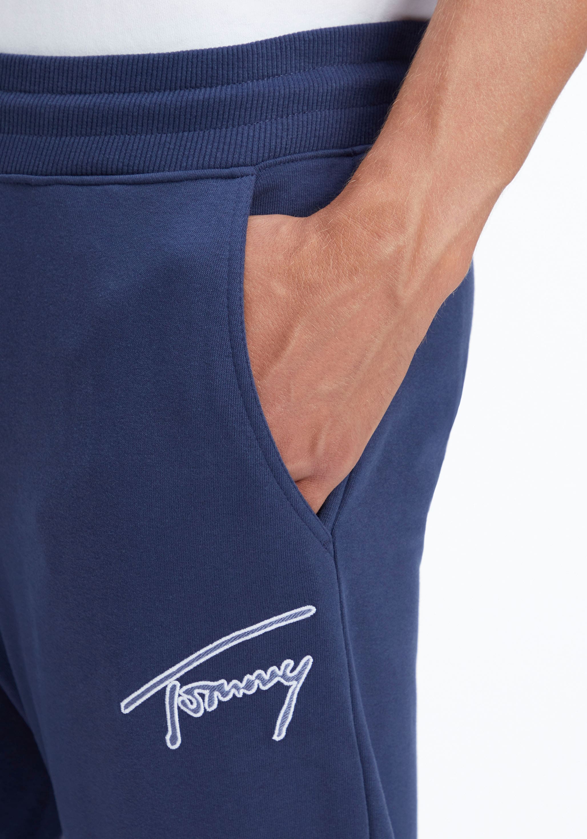 Tommy SIGNATURE SWEATPANTS«, mit Kordelzug Jeans Sweatpants REG kaufen »TJM online | Jelmoli-Versand