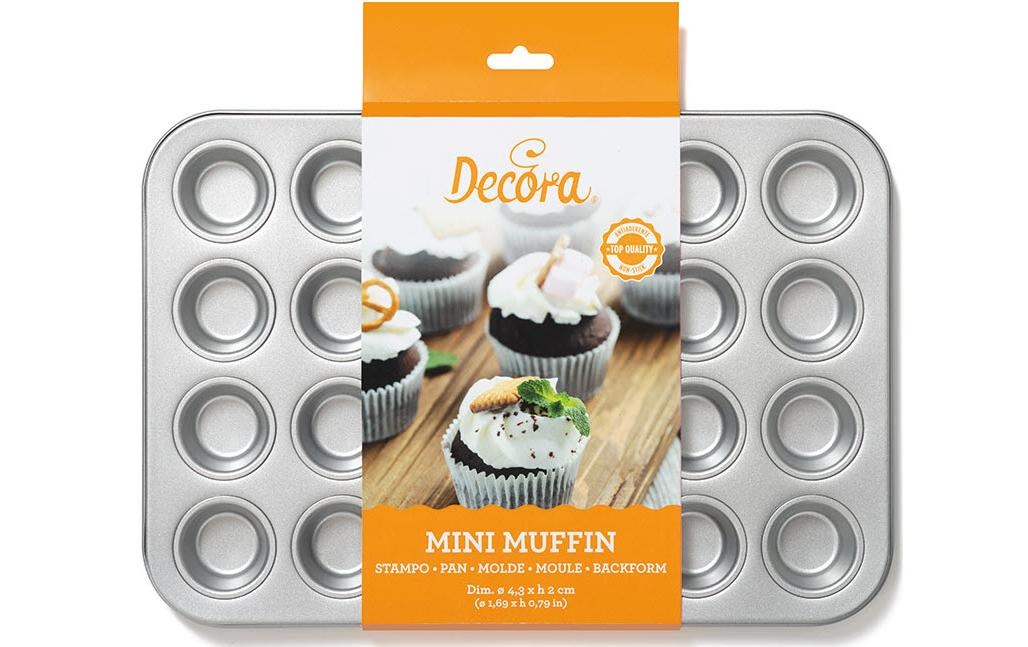 Backform »Decora Mini Muffin 24 Mulden«, (1 St.)