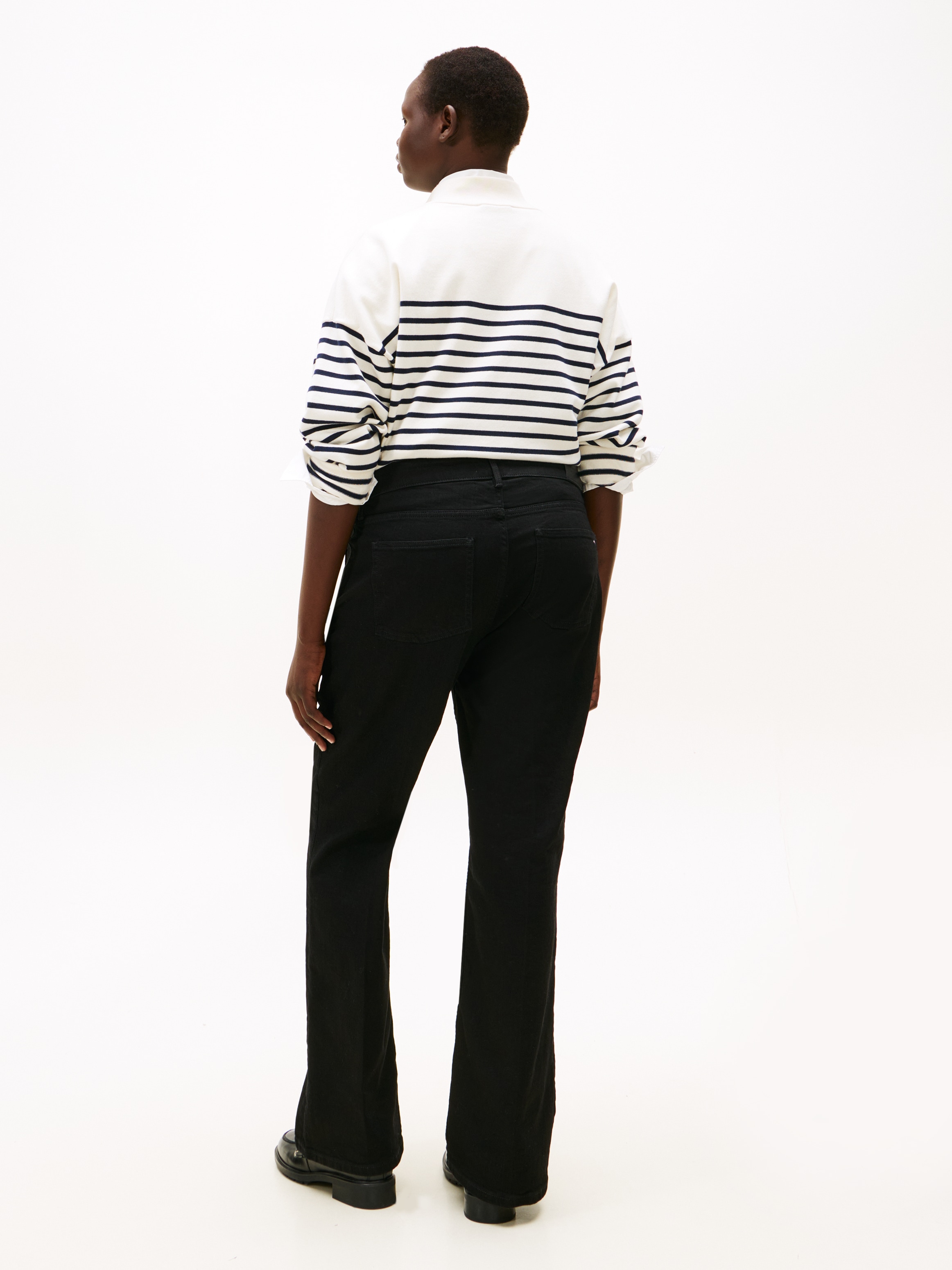 Tommy Hilfiger Curve Bootcut-Jeans »CRV DNM BLACK BOOTCUT HW«, in grossen Grössen