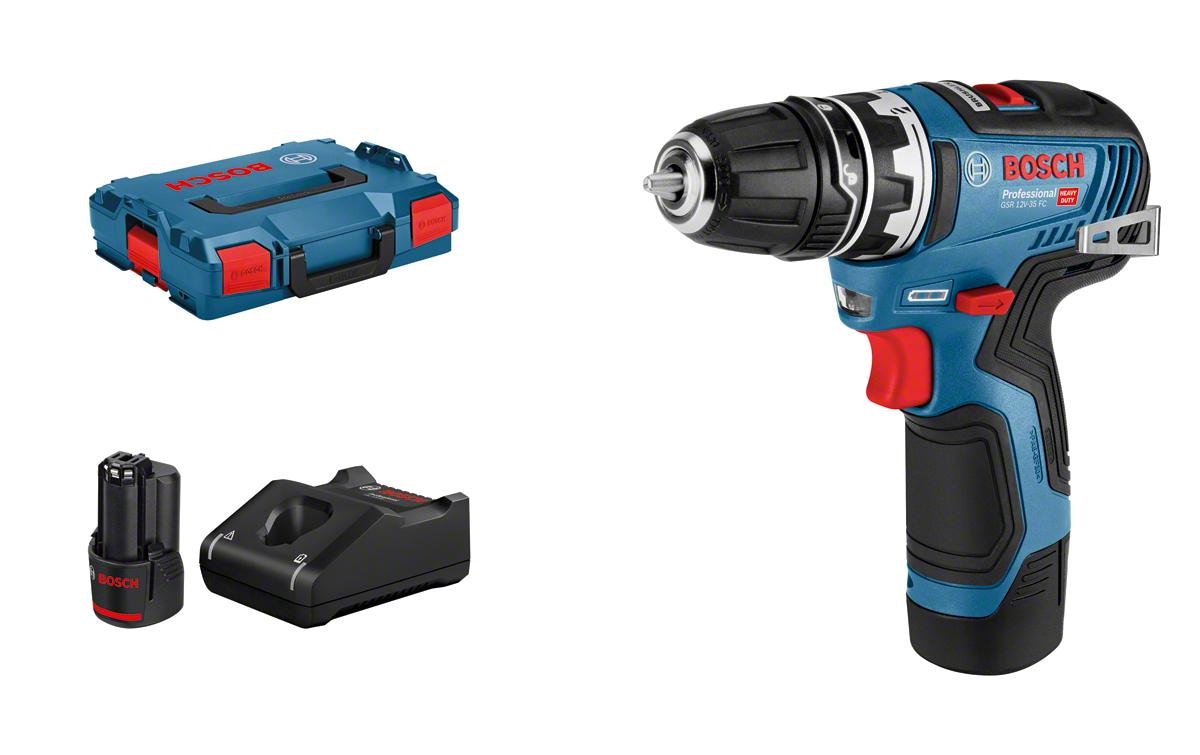 Bosch Professional Akku-Schrauber »GSR 12V-35 FC Kit«